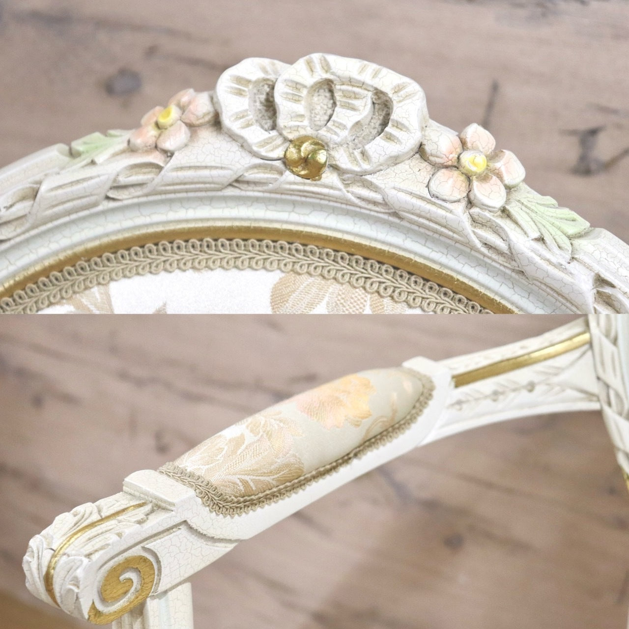 GMHK243B○Mario Colciago & Figli マリオコルチャゴ イタリア製 ダイニングチェア ロココ調 クラシック アンティーク 定価約30万円 展示品