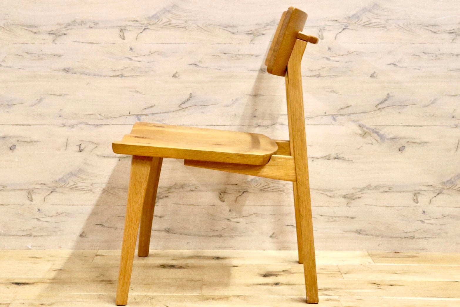 GMHK460B○ダイニングチェア 食卓椅子 天然木 オーク無垢材 北欧 ナチュラル 定価3.3万円