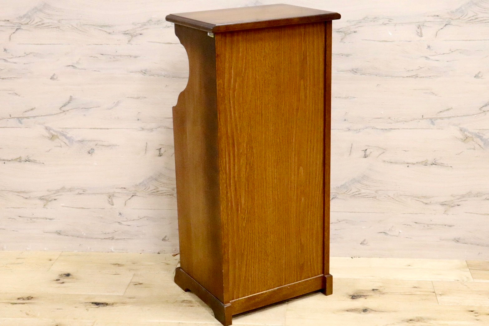 GMHS380A○karimoku / カリモク オールドカリモク 電話台 花台 飾り台 本棚 引き出し ベッドサイド 収納家具 国産家具 ヴィンテージ