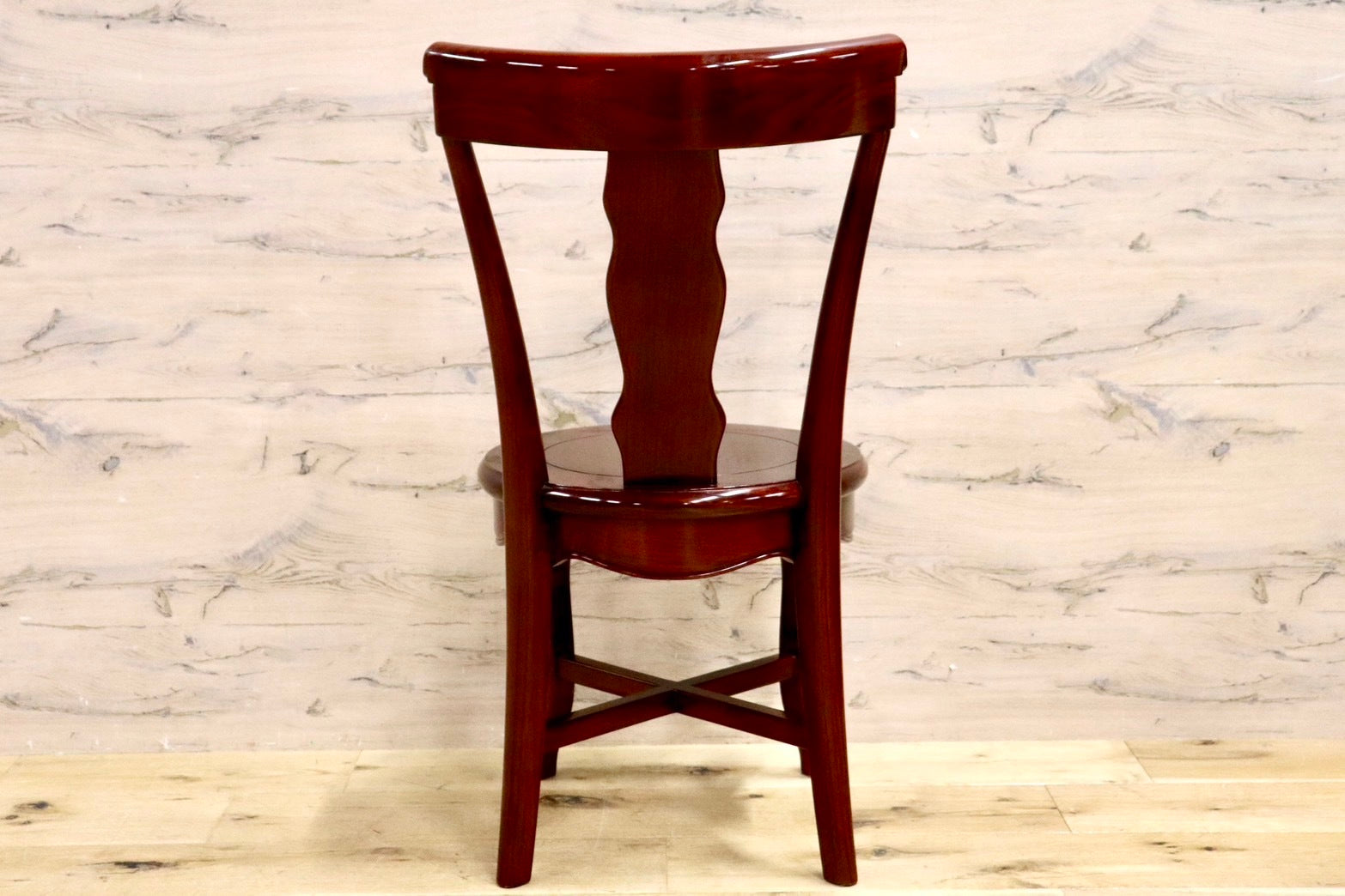 GMHN281A○唐木家具 ダイニングチェア 食卓椅子 花梨材 無垢 中国美術 高級家具 アジアン 展示品