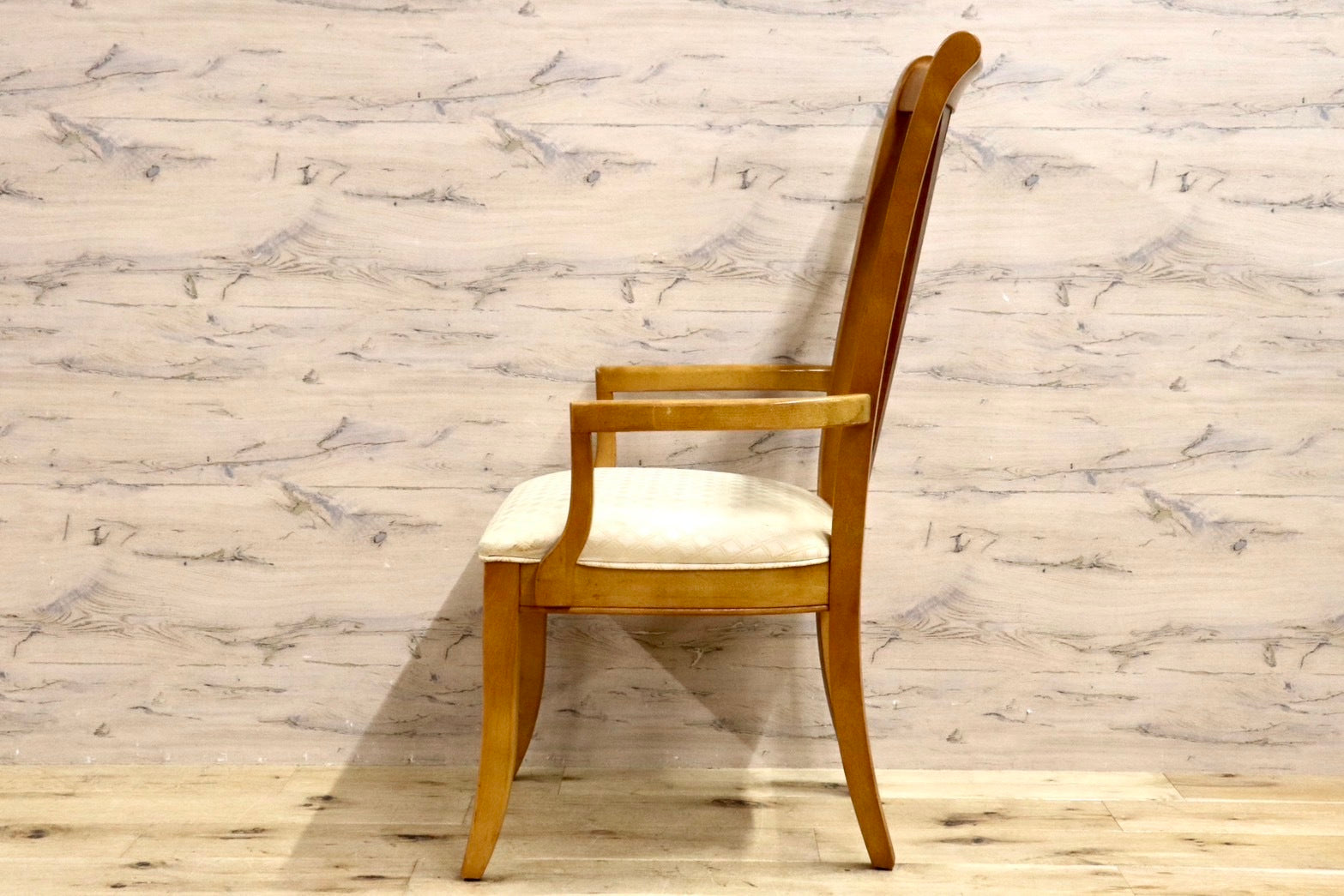 GMHK509○STANLEY FURNITURE / スタンレー ファニチャー アームチェア ダイニングチェア ファブリック ヴィンテージ アメリカ老舗高級