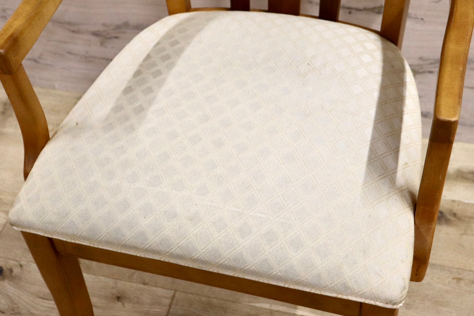 GMHK509○STANLEY FURNITURE / スタンレー ファニチャー アームチェア ダイニングチェア ファブリック ヴィンテージ アメリカ老舗高級