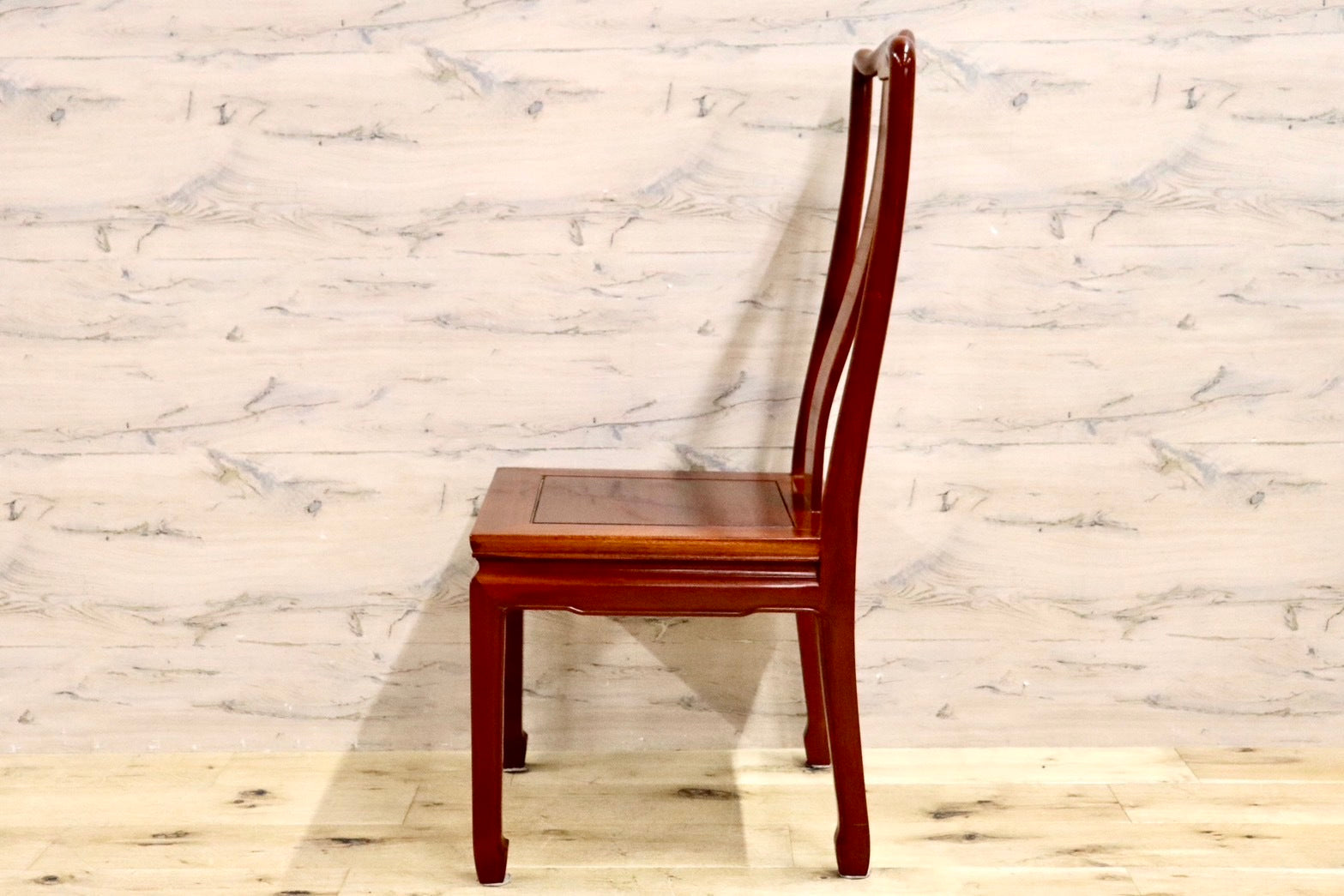 GMHK521A○唐木家具 ダイニングチェア 食卓椅子 アームチェア 花梨材 無垢 中国美術 高級家具 アジアン ヴィンテージ
