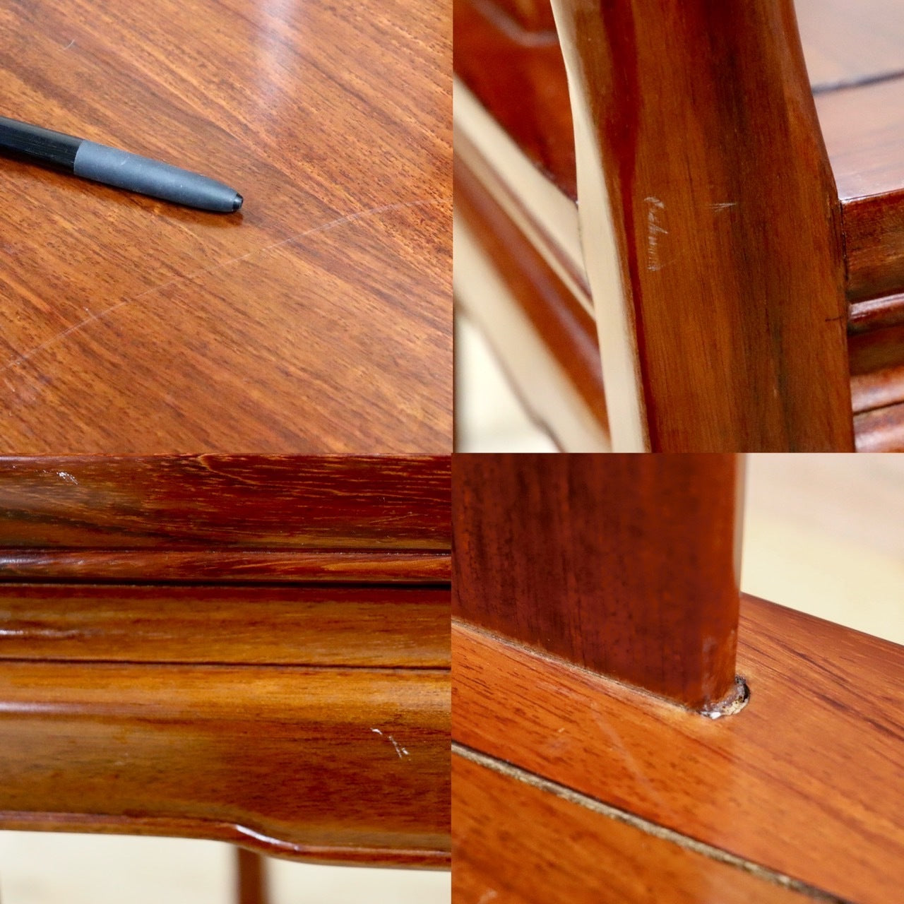 GMHK521A○唐木家具 ダイニングチェア 食卓椅子 アームチェア 花梨材 無垢 中国美術 高級家具 アジアン ヴィンテージ