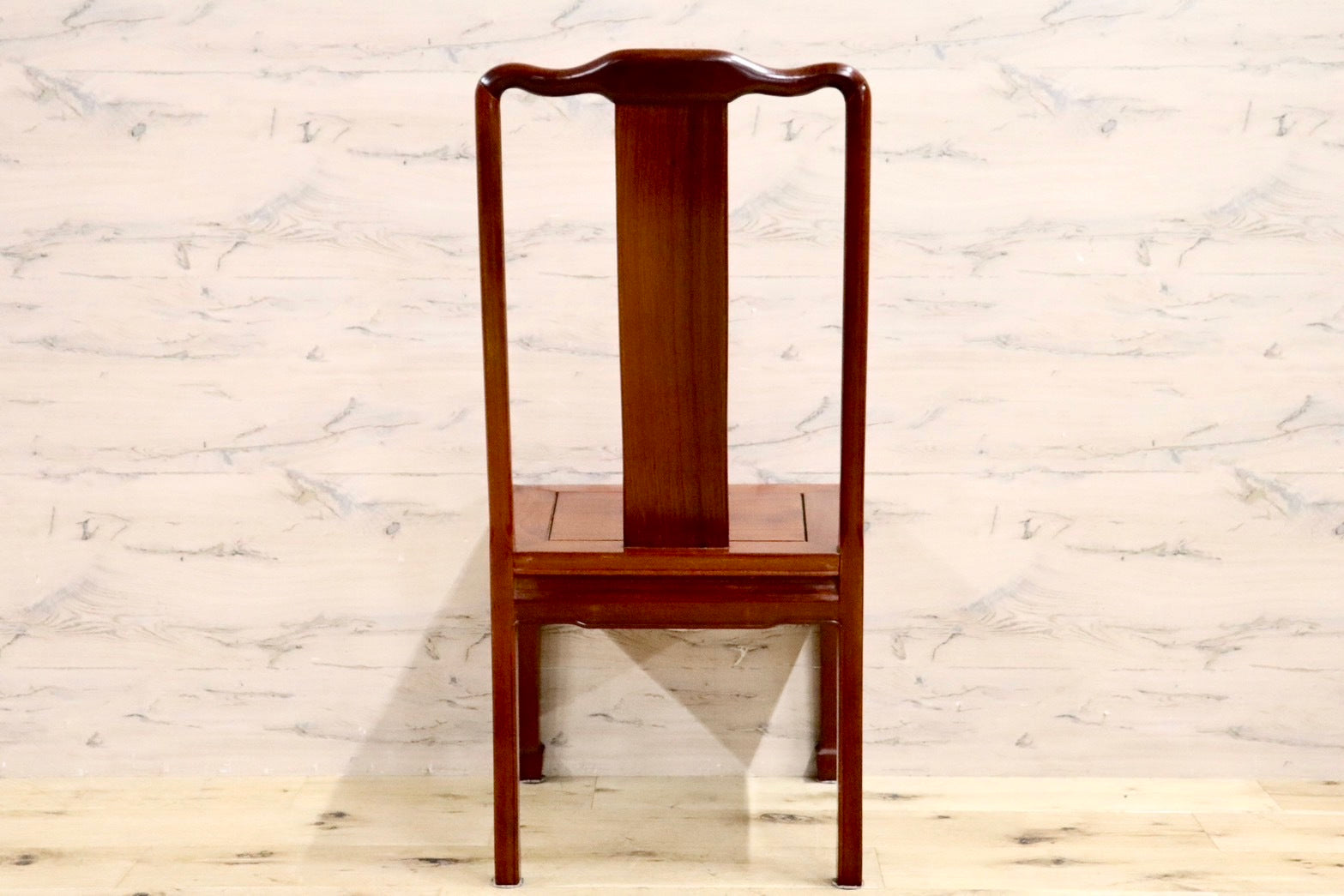 GMHK521B○唐木家具 ダイニングチェア 食卓椅子 アームチェア 花梨材 無垢 中国美術 高級家具 アジアン ヴィンテージ