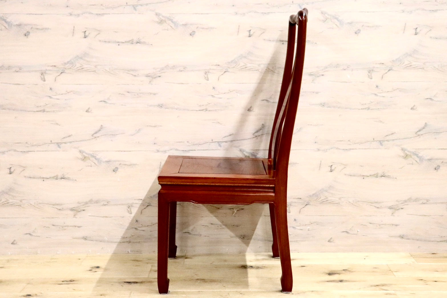 GMHK521B○唐木家具 ダイニングチェア 食卓椅子 アームチェア 花梨材 無垢 中国美術 高級家具 アジアン ヴィンテージ
