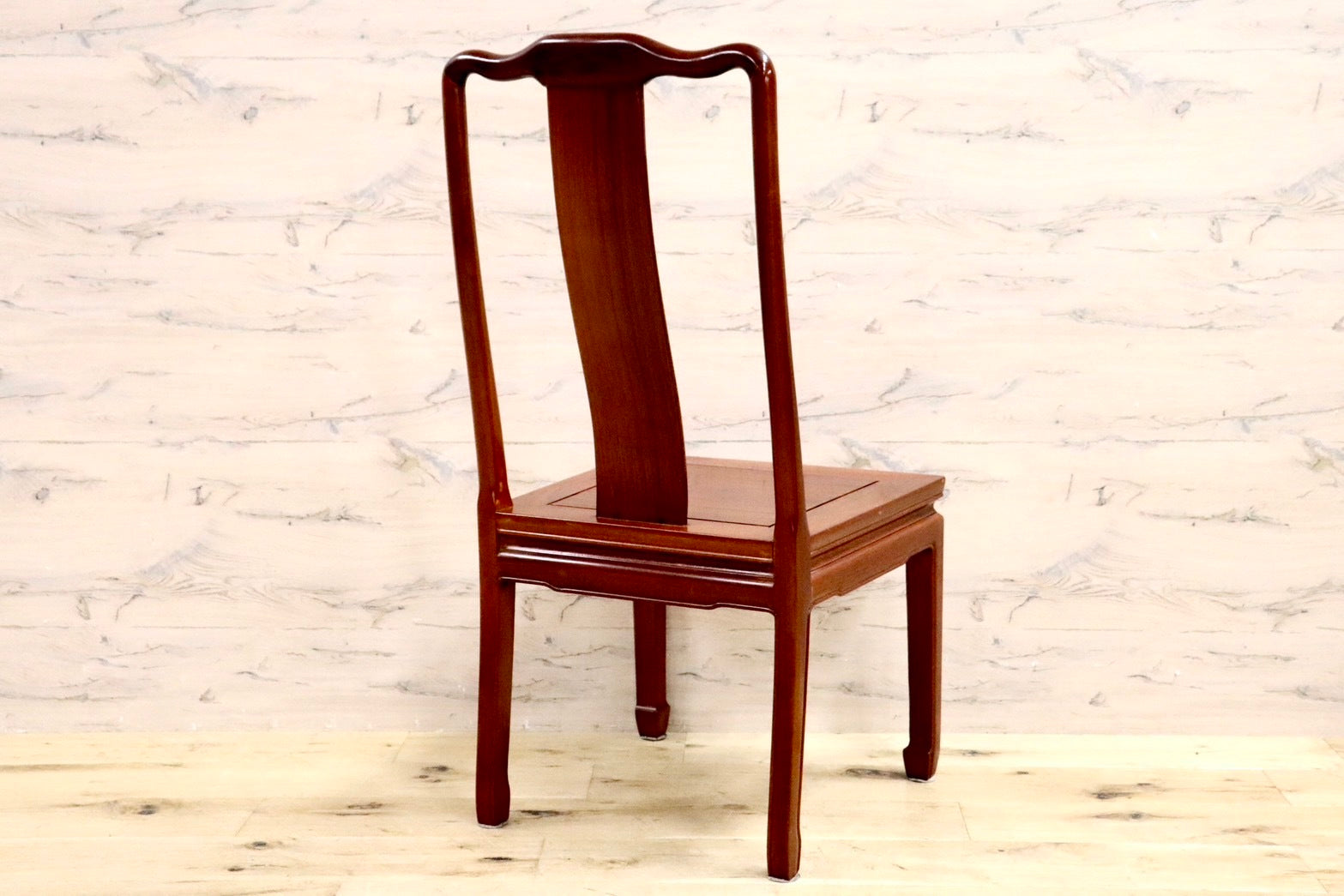 GMHK521B○唐木家具 ダイニングチェア 食卓椅子 アームチェア 花梨材 無垢 中国美術 高級家具 アジアン ヴィンテージ