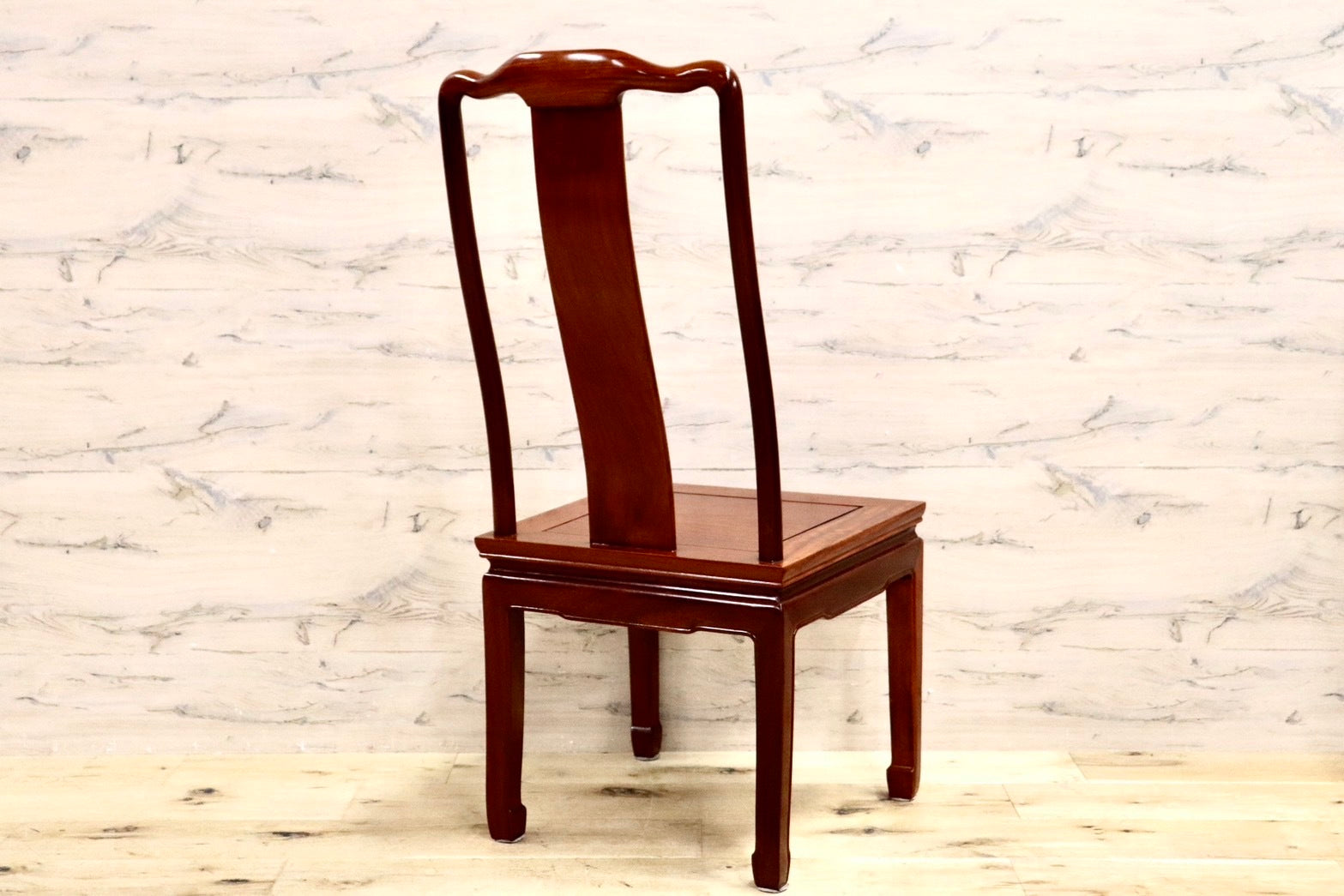 GMHK521C○唐木家具 ダイニングチェア 食卓椅子 アームチェア 花梨材 無垢 中国美術 高級家具 アジアン ヴィンテージ