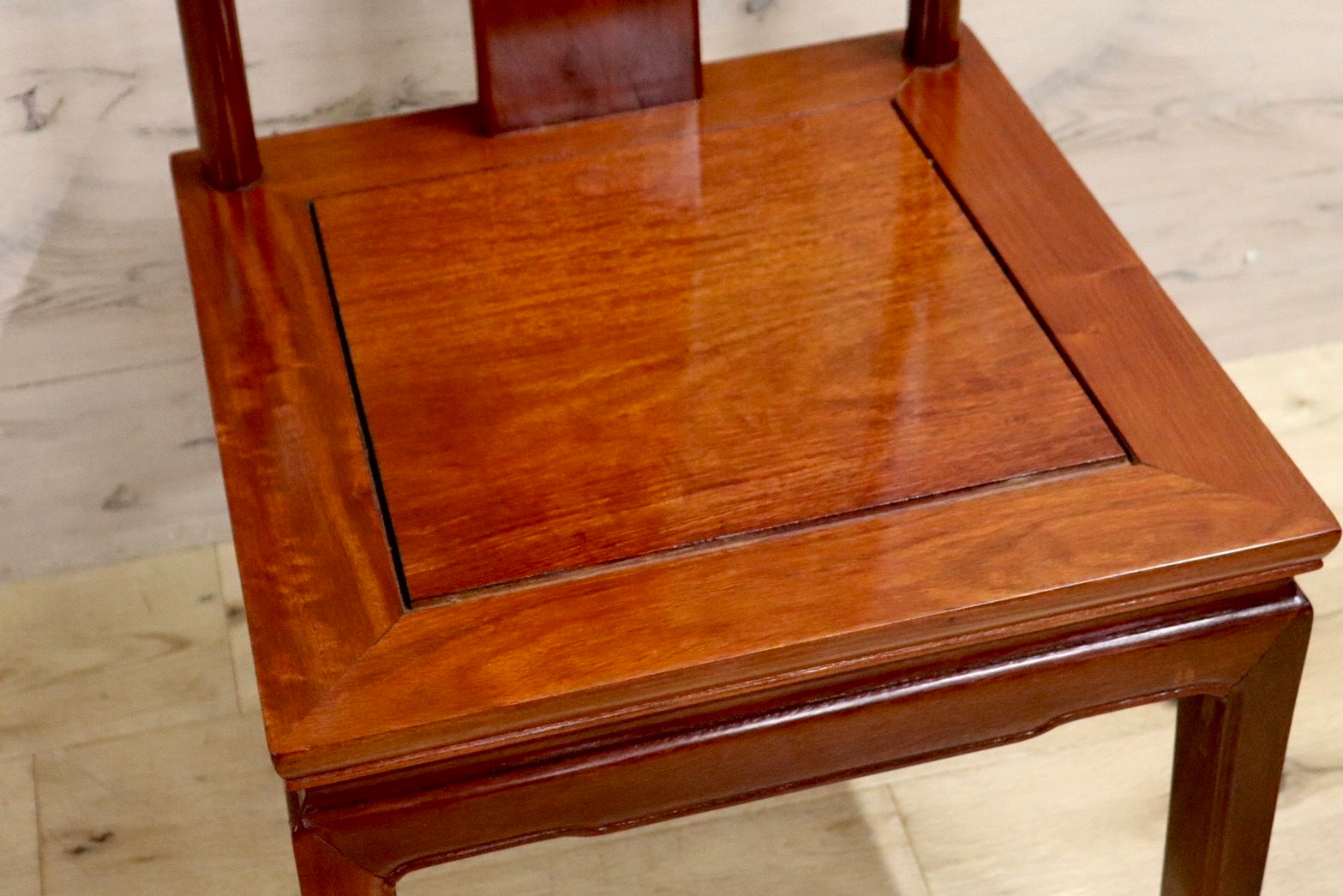 GMHK521C○唐木家具 ダイニングチェア 食卓椅子 アームチェア 花梨材 無垢 中国美術 高級家具 アジアン ヴィンテージ