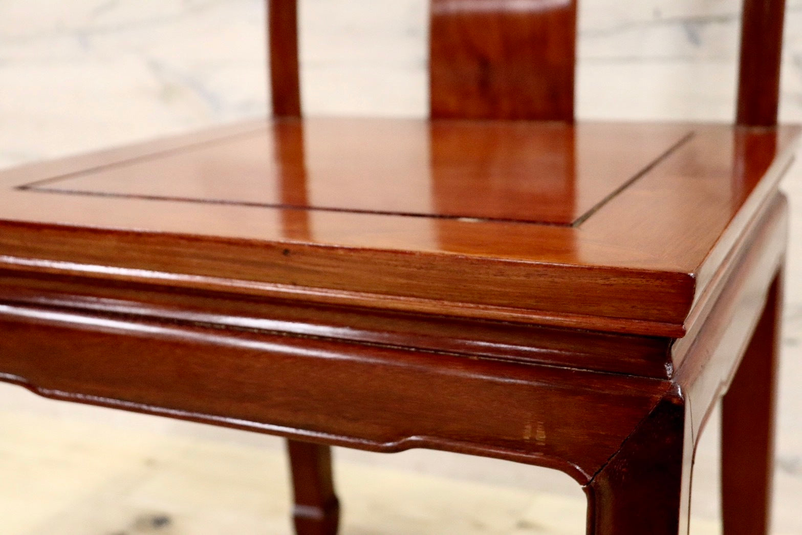 GMHK521C○唐木家具 ダイニングチェア 食卓椅子 アームチェア 花梨材 無垢 中国美術 高級家具 アジアン ヴィンテージ