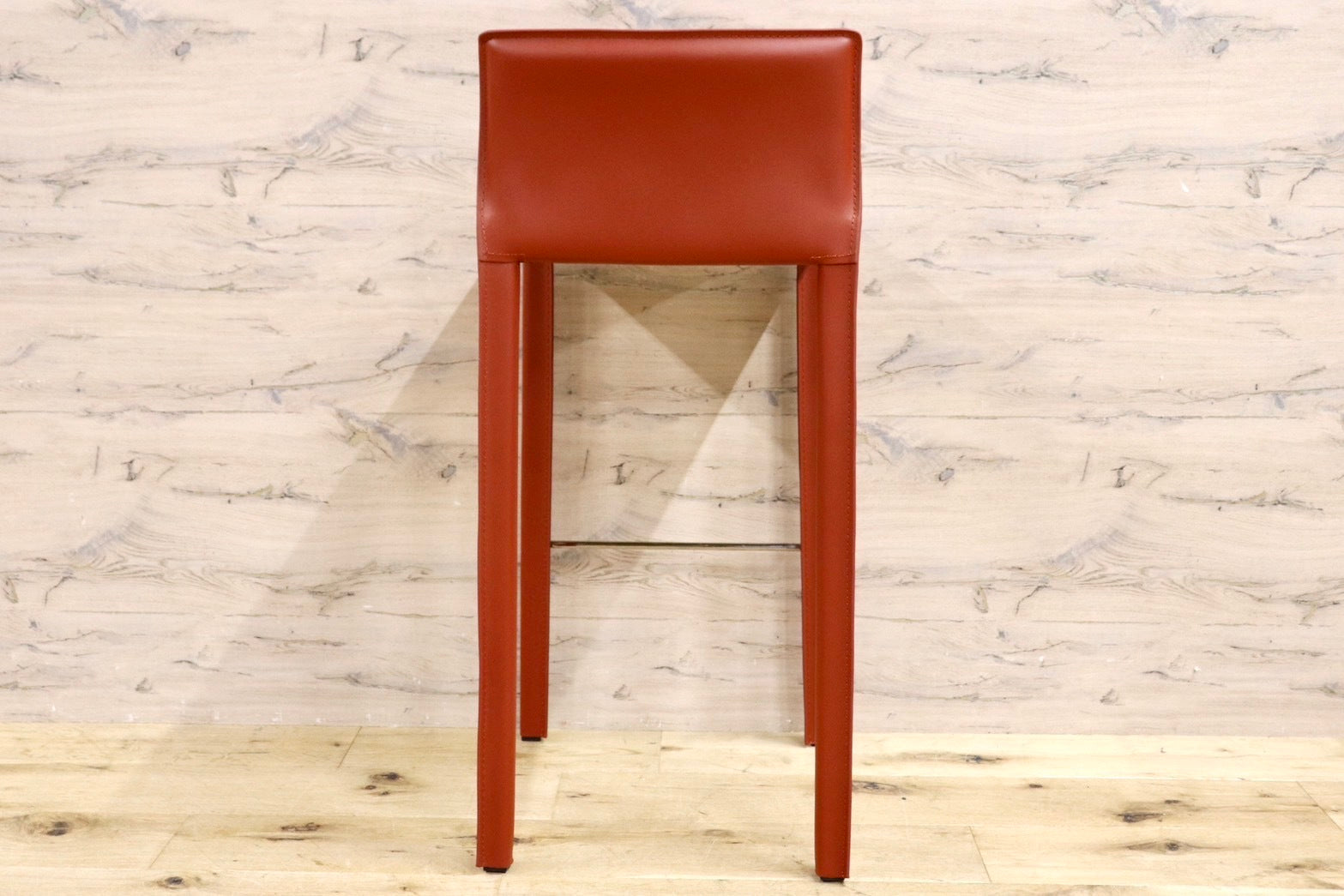 GMHN285B○アダル カウンターチェア ハイチェア バーチェア ハイスツール バースツール リサイクルレザー モダン シンプル 展示品