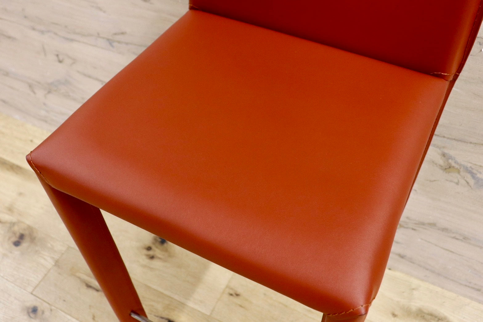 GMHN285B○アダル カウンターチェア ハイチェア バーチェア ハイスツール バースツール リサイクルレザー モダン シンプル 展示品