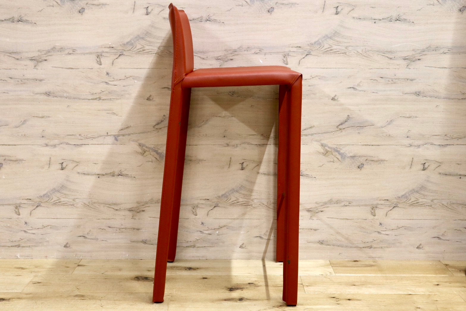 GMHN282C○アダル カウンターチェア ハイチェア バーチェア ハイスツール バースツール リサイクルレザー モダン シンプル 展示品