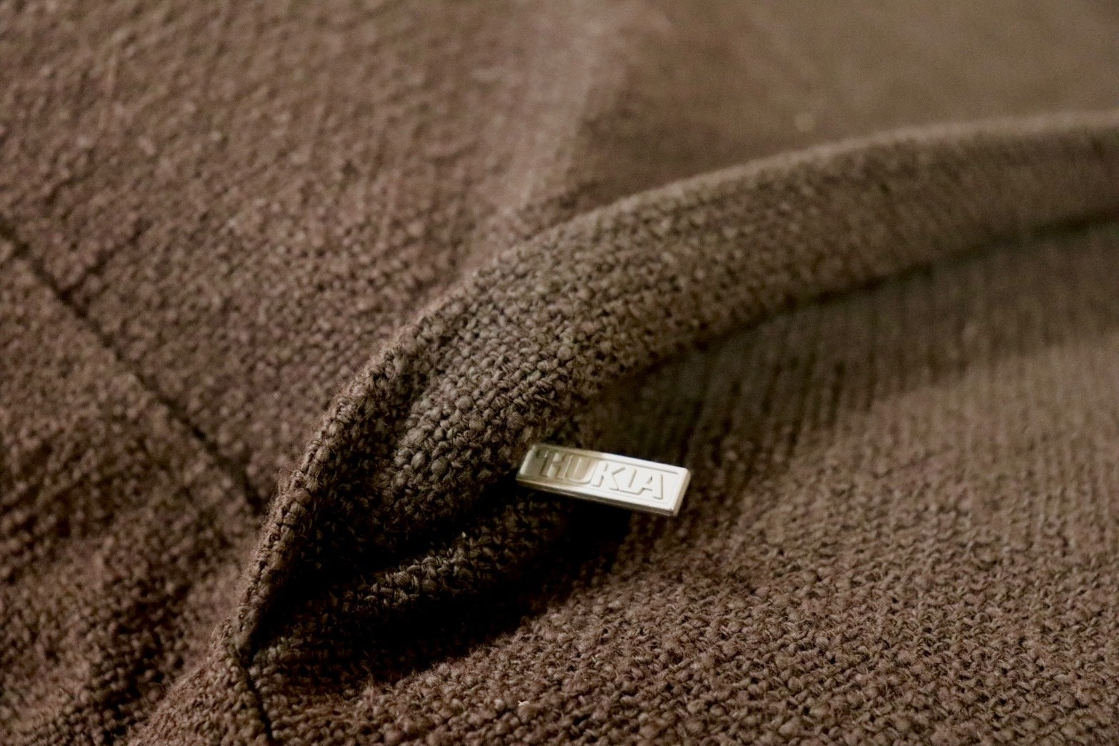 GMHN375E○HUKLA / フクラ クッション ファブリック 3個セット フェザークッション モデルルーム展示品