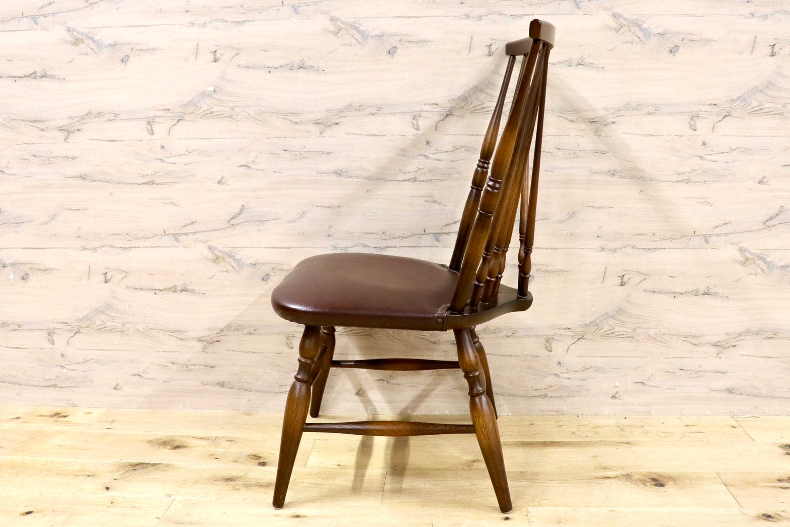 GMHH393A○飛騨産業 / HIDA キツツキ ダイニングチェア ウィンザーチェア 椅子 木製 ビンテージ アンティーク 古民家 ノスタルジック