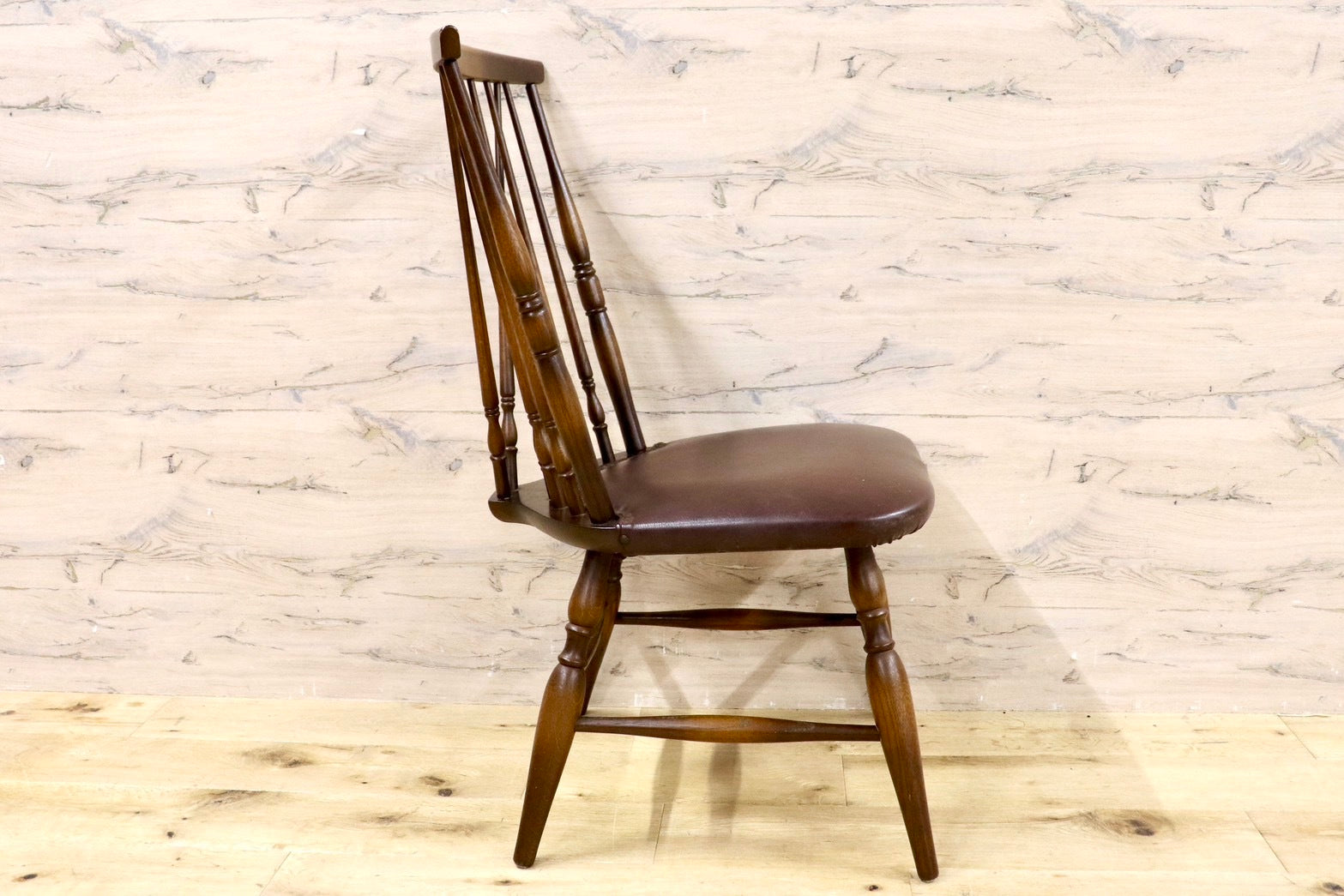 GMHH393A○飛騨産業 / HIDA キツツキ ダイニングチェア ウィンザーチェア 椅子 木製 ビンテージ アンティーク 古民家 ノスタルジック