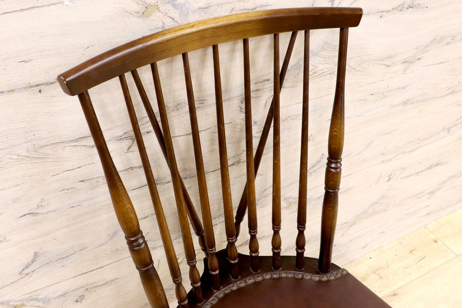 GMHH393A○飛騨産業 / HIDA キツツキ ダイニングチェア ウィンザーチェア 椅子 木製 ビンテージ アンティーク 古民家 ノスタルジック