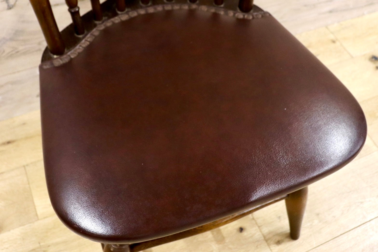 GMHH393C○飛騨産業 / HIDA キツツキ ダイニングチェアウィンザーチェア 椅子 木製 ビンテージ アンティーク 古民家 ノスタルジック