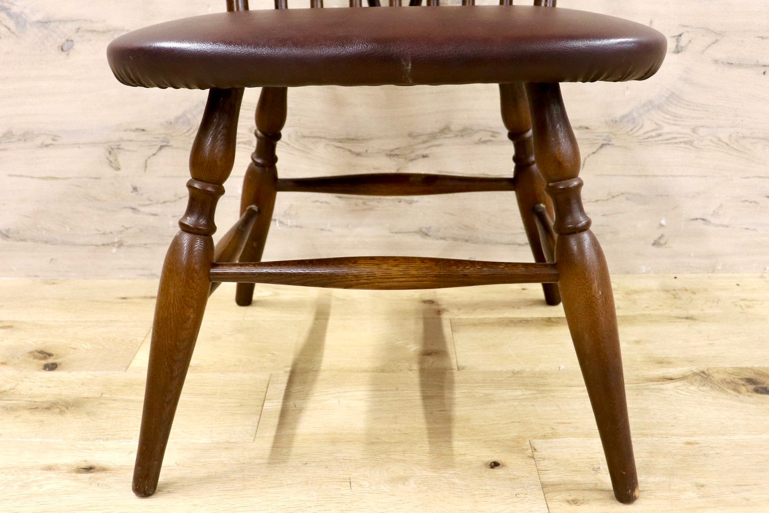 GMHH393C○飛騨産業 / HIDA キツツキ ダイニングチェアウィンザーチェア 椅子 木製 ビンテージ アンティーク 古民家 ノスタルジック