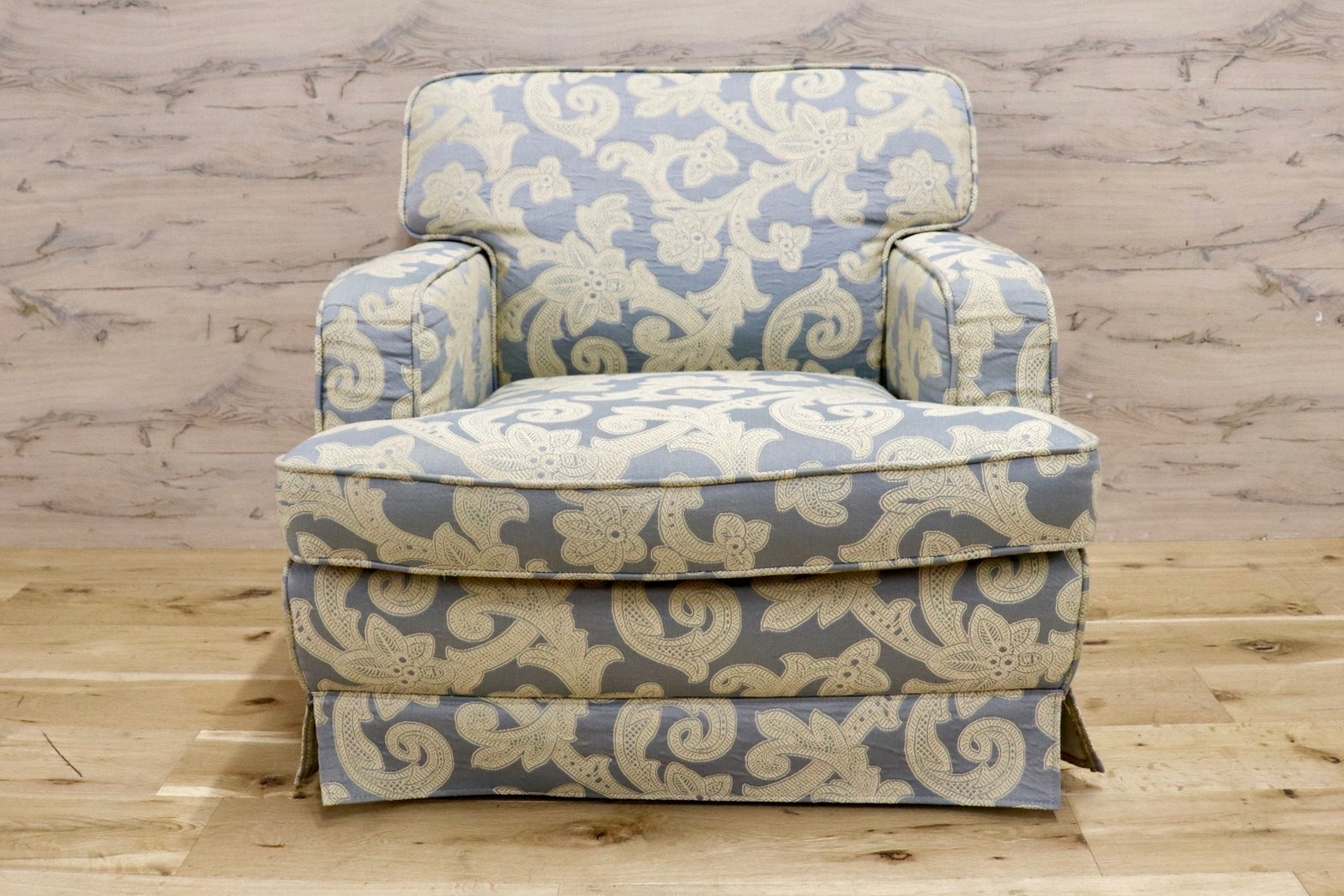 GMHS506E○CONDE HOUSE / カンディハウス インテリアセンター 北海道旭川 シングルソファ ファブリック 一人掛けソファ 水色 国産家具