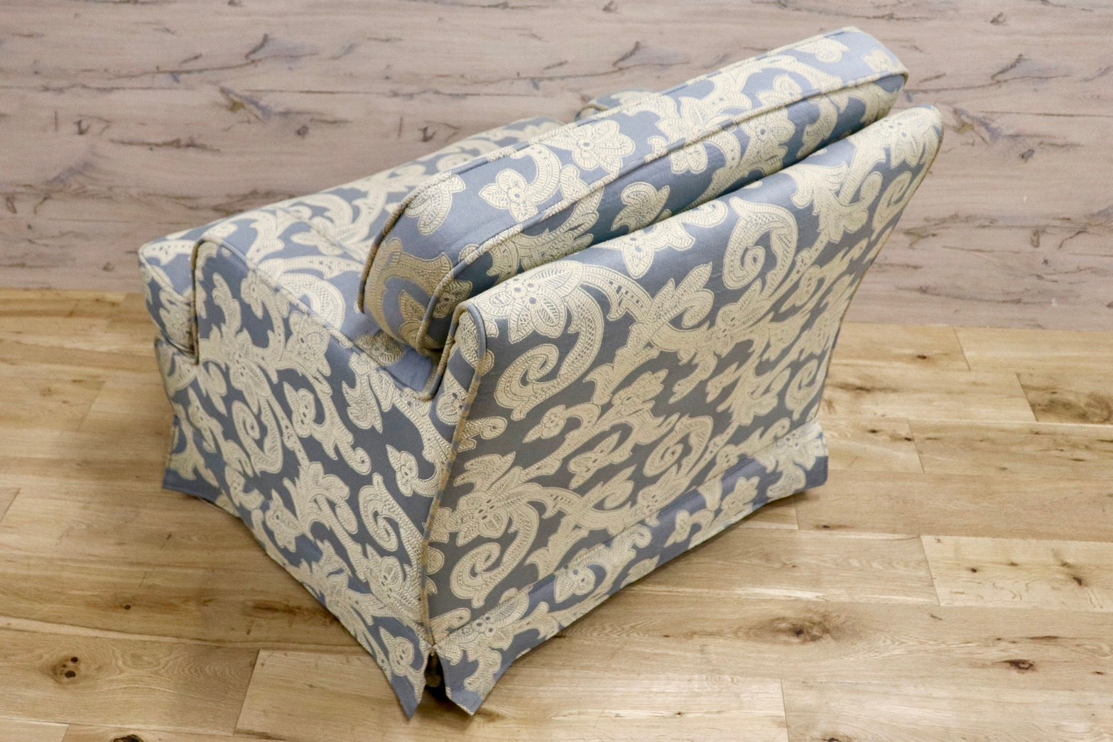 GMHS506E○CONDE HOUSE / カンディハウス インテリアセンター 北海道旭川 シングルソファ ファブリック 一人掛けソファ 水色 国産家具