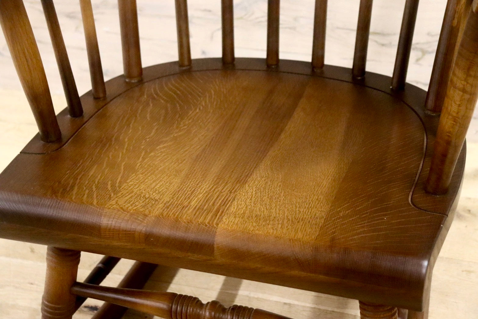 GMHS516B○飛騨産業 / HIDA キツツキ 穂高 ロッキングチェア 揺り椅子 楢材 アンティーク レトロ チェア 古民家 ノスタルジック 展示品