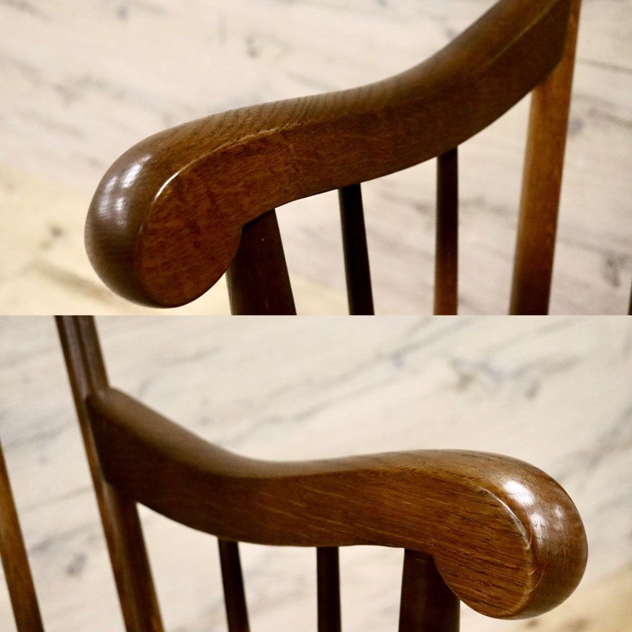 GMHS516B○飛騨産業 / HIDA キツツキ 穂高 ロッキングチェア 揺り椅子 楢材 アンティーク レトロ チェア 古民家 ノスタルジック 展示品