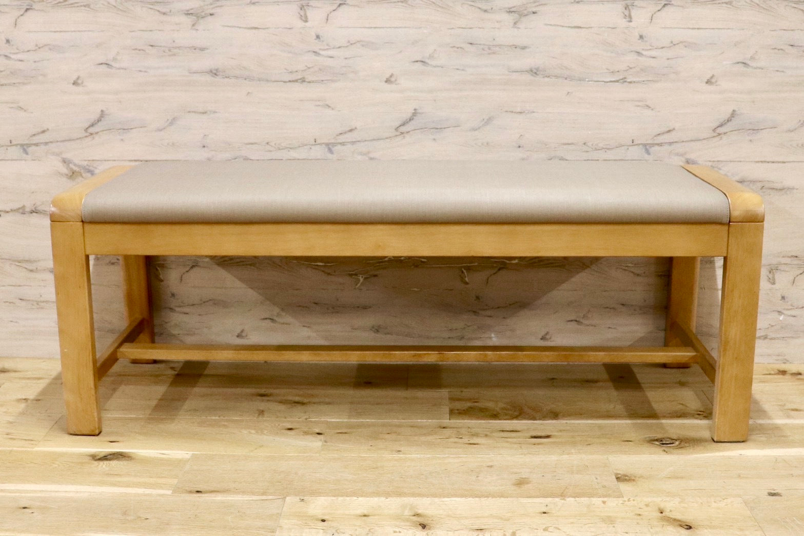 GMHS523○Direttore / ディレトーレ karimoku カリモク ダイニングチェア ベンチ 長椅子 カントリー 合皮