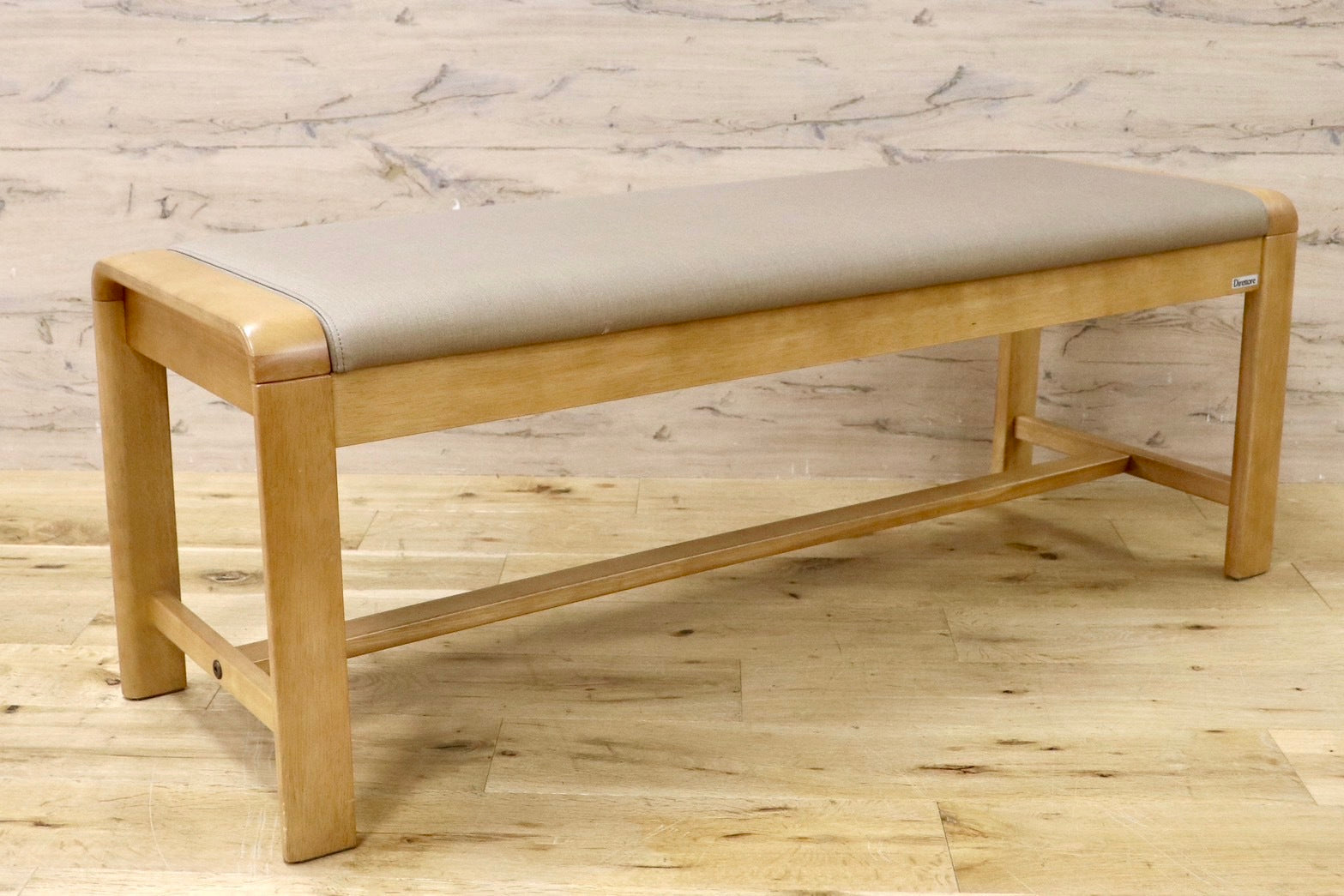 GMHS523○Direttore / ディレトーレ karimoku カリモク ダイニングチェア ベンチ 長椅子 カントリー 合皮