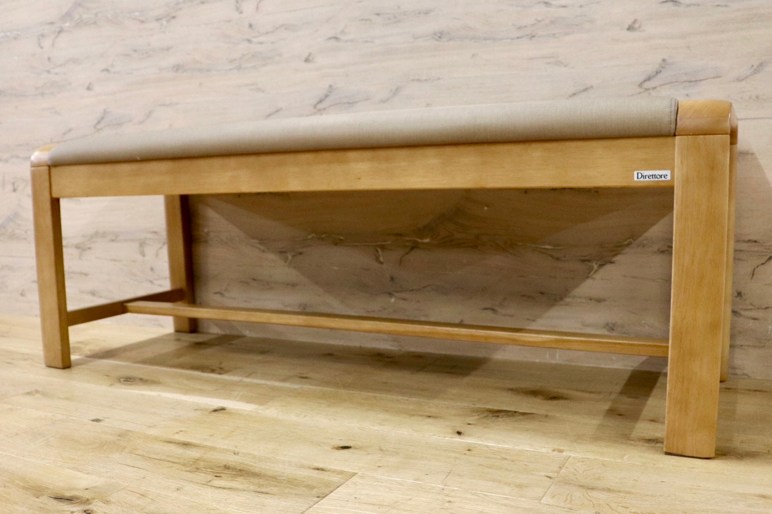GMHS523○Direttore / ディレトーレ karimoku カリモク ダイニングチェア ベンチ 長椅子 カントリー 合皮