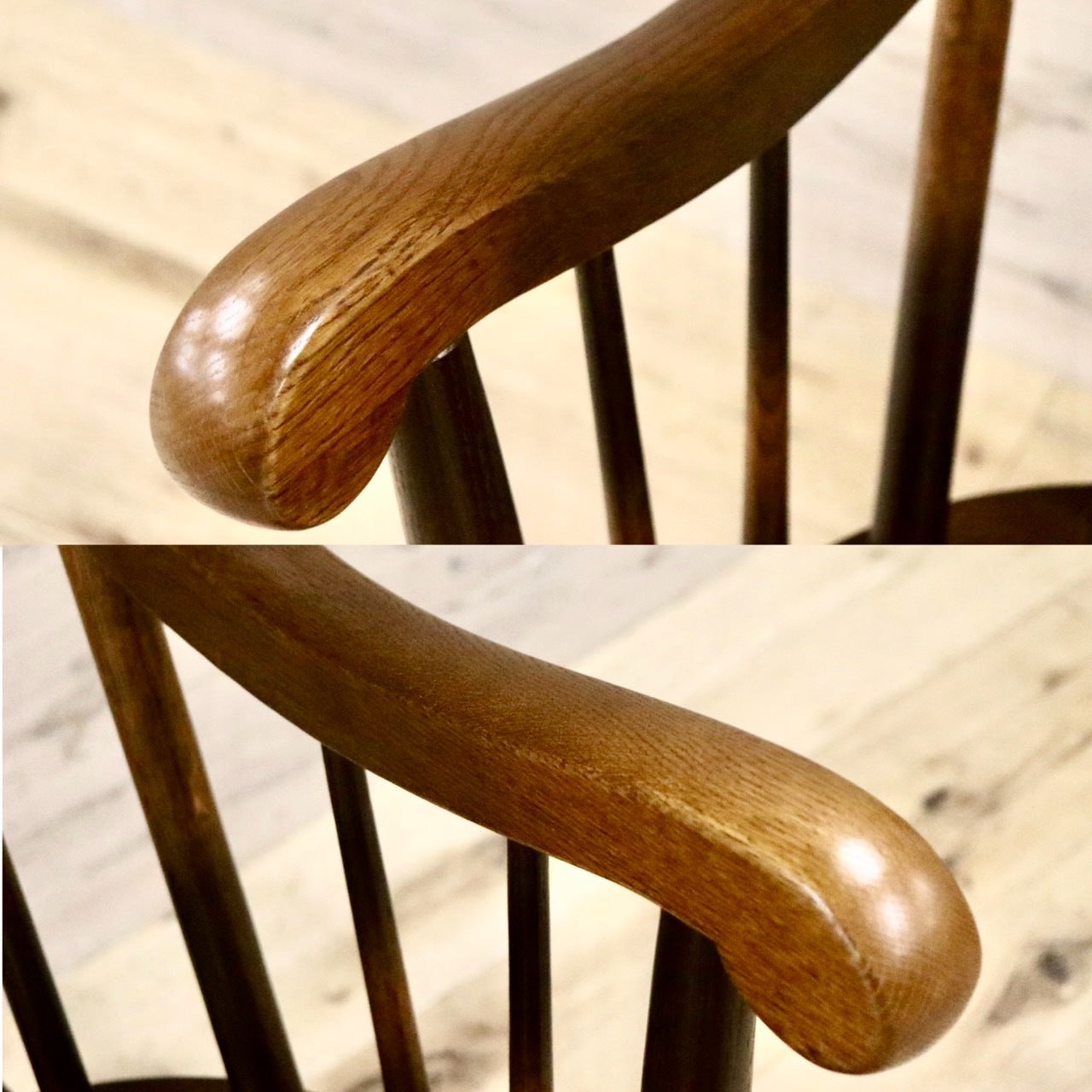 GMHS522B○飛騨産業 / HIDA キツツキ 穂高 ロッキングチェア 揺り椅子 楢材 アンティーク レトロ チェア 古民家 ノスタルジック 展示品