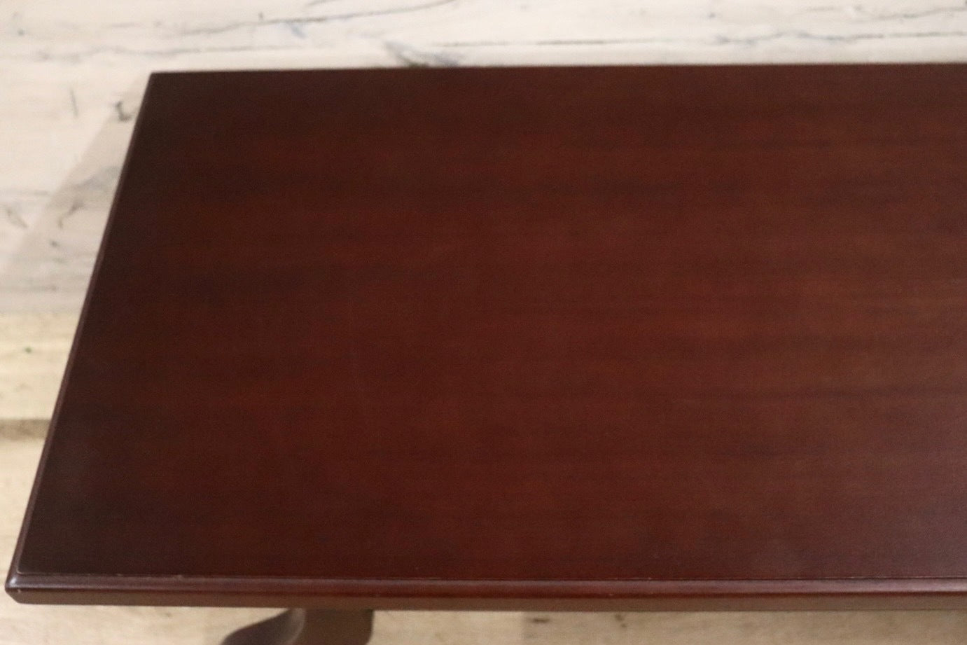 GMHK683○神戸洋家具 アンティーク調 ローテーブル センターテーブル リビングテーブル 客間 応接机 レトロ クラシック 検)メープル不二家