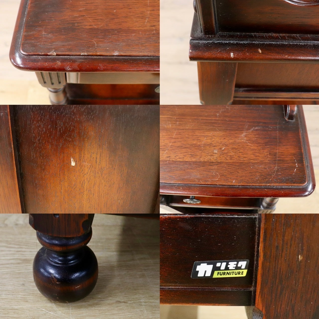 GMHK656○karimoku / カリモク オールドカリモク 電話台 花台 飾り台 引き出し 収納家具 国産家具 ヴィンテージ レトロ