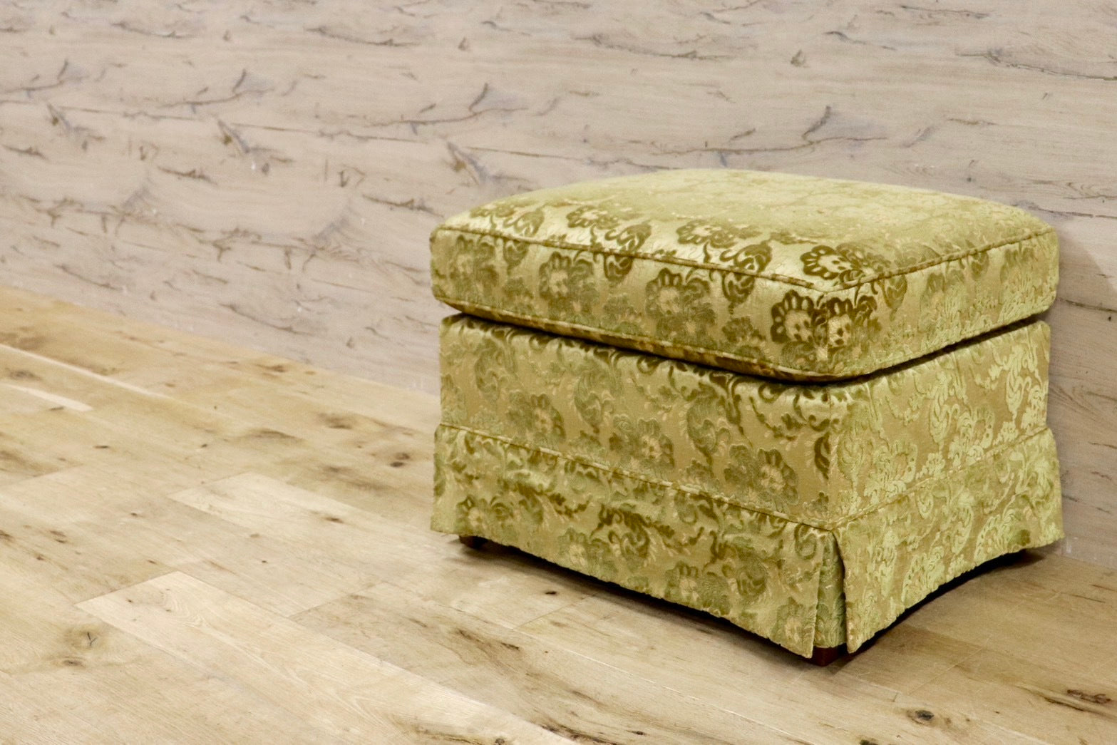 GMHH414A○DREXEL HERITAGE / ドレクセルヘリテイジ アップホルスタリー オットマン フットスツール 椅子 エレガント ファブリック