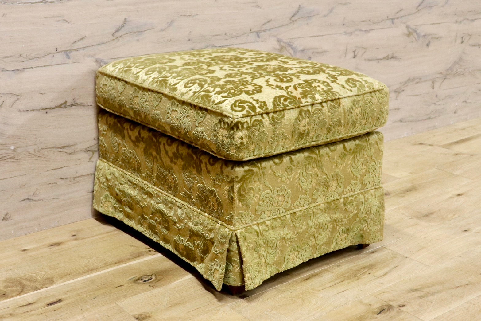 GMHH414A○DREXEL HERITAGE / ドレクセルヘリテイジ アップホルスタリー オットマン フットスツール 椅子 エレガント ファブリック