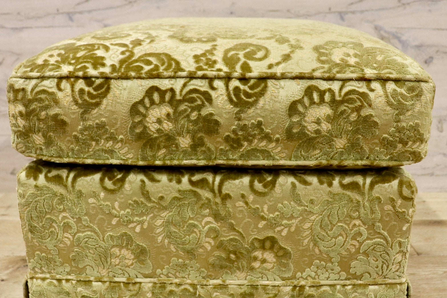 GMHH414A○DREXEL HERITAGE / ドレクセルヘリテイジ アップホルスタリー オットマン フットスツール 椅子 エレガント ファブリック