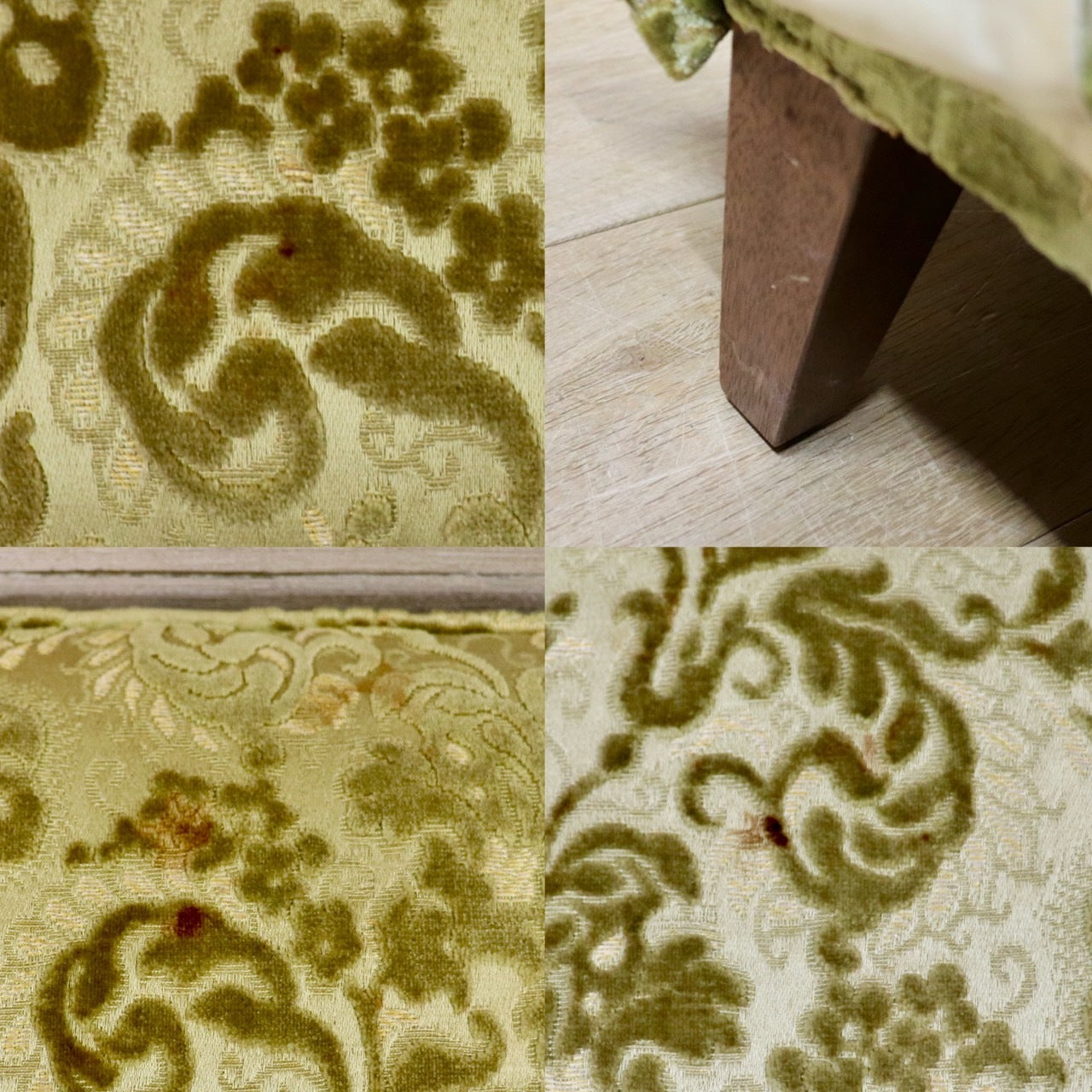 GMHH414A○DREXEL HERITAGE / ドレクセルヘリテイジ アップホルスタリー オットマン フットスツール 椅子 エレガント ファブリック