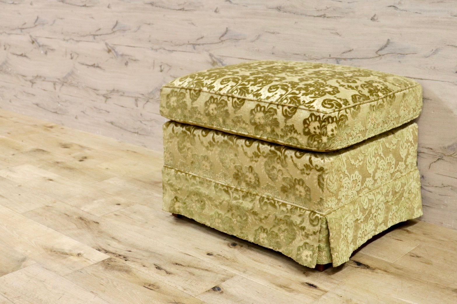 GMHH414B○DREXEL HERITAGE / ドレクセルヘリテイジ アップホルスタリー オットマン フットスツール 椅子 エレガント ファブリック