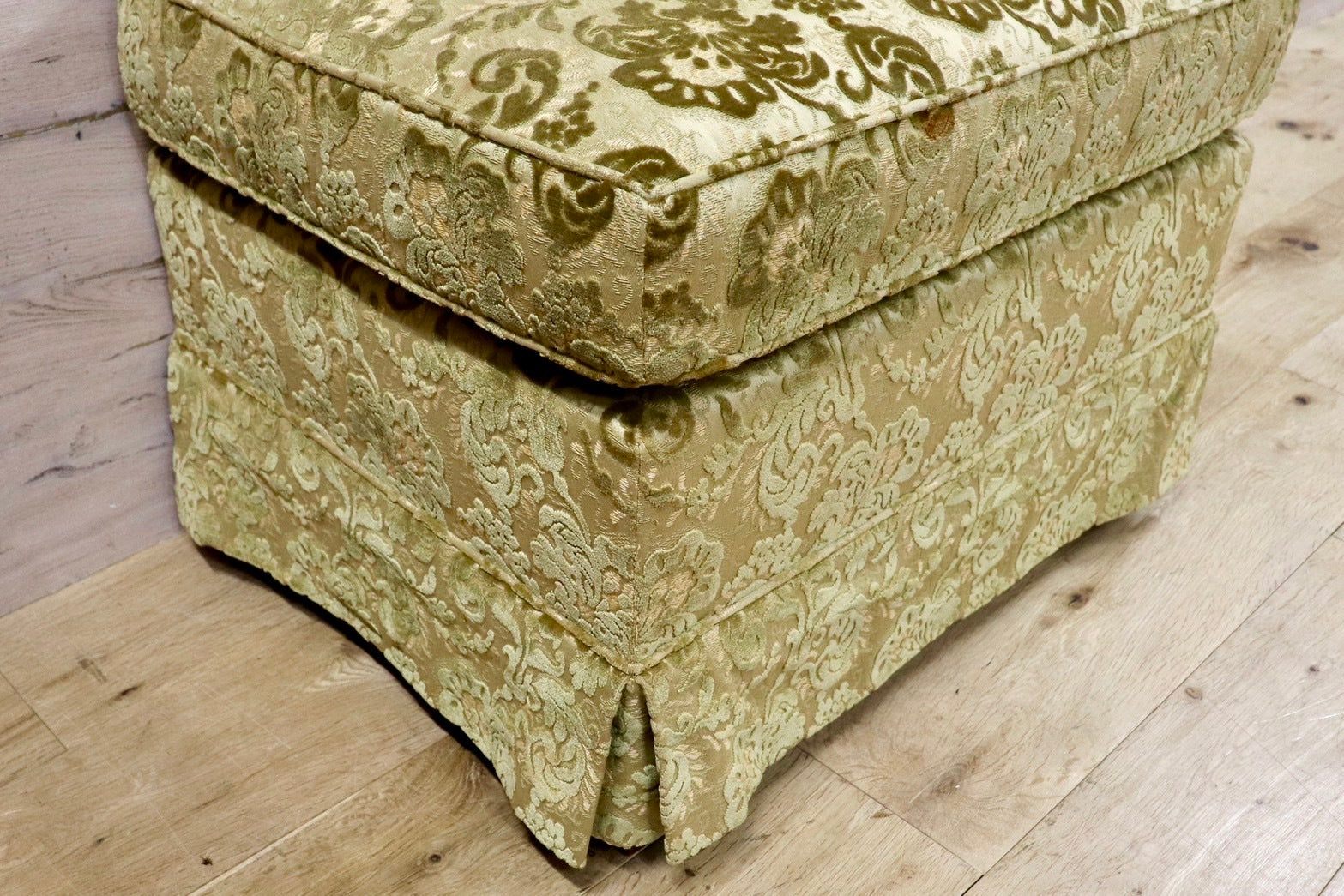 GMHH414B○DREXEL HERITAGE / ドレクセルヘリテイジ アップホルスタリー オットマン フットスツール 椅子 エレガント ファブリック