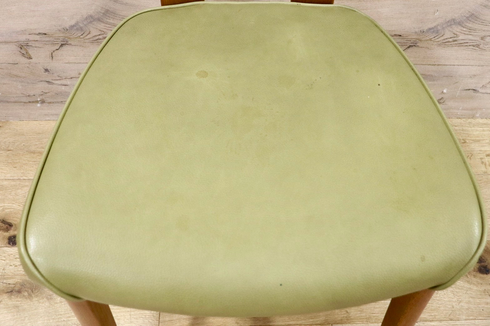 GMHH415○karimoku / カリモク ダイニングチェア アームレスチェア 食卓椅子 国産家具 合皮 ダークグリーン カントリー ナチュラル