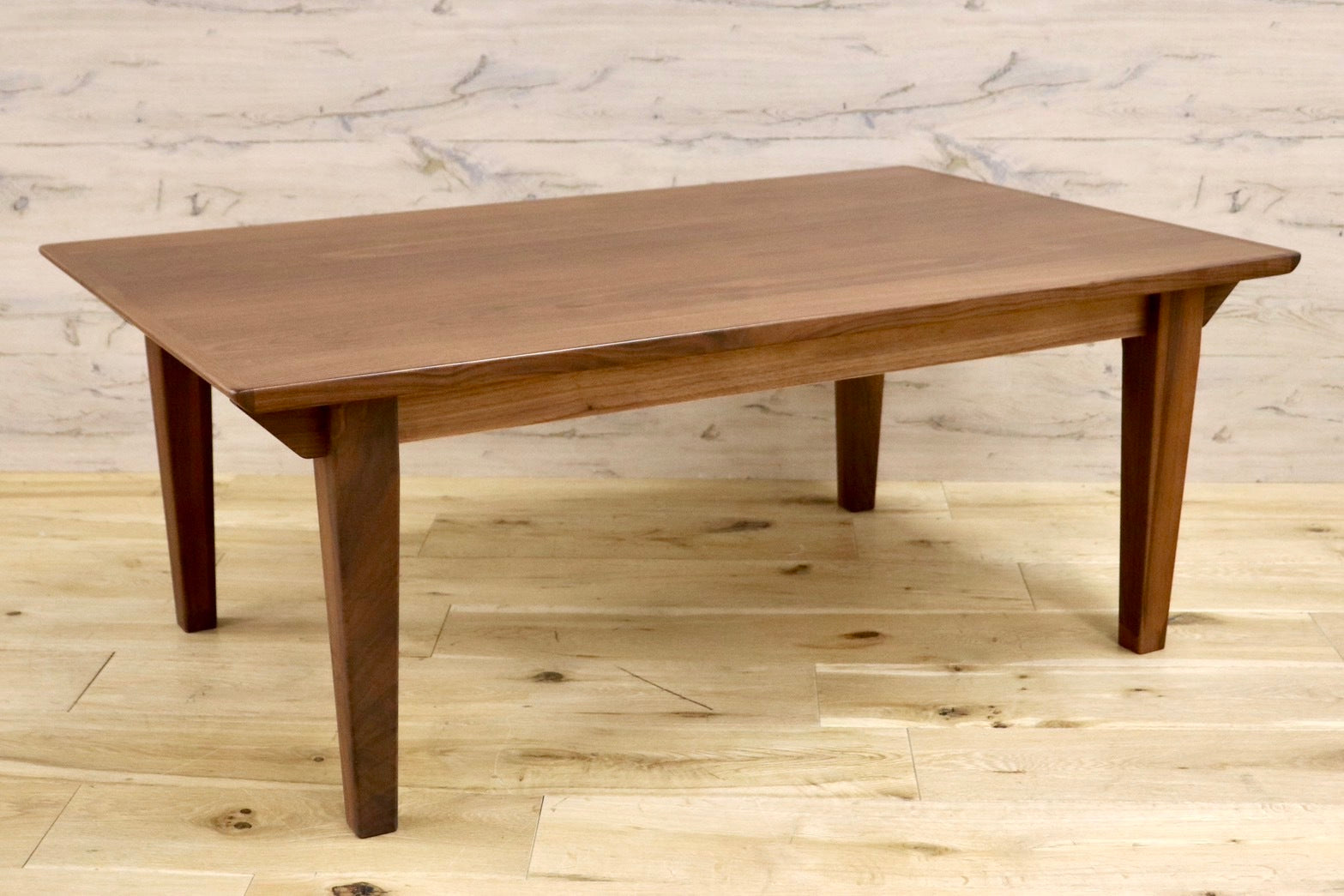 GMHK707○unico / ウニコ METTE メッテ リビングテーブル センターテーブル こたつ ウォールナット 北欧スタイル 定価5.45万 展示品