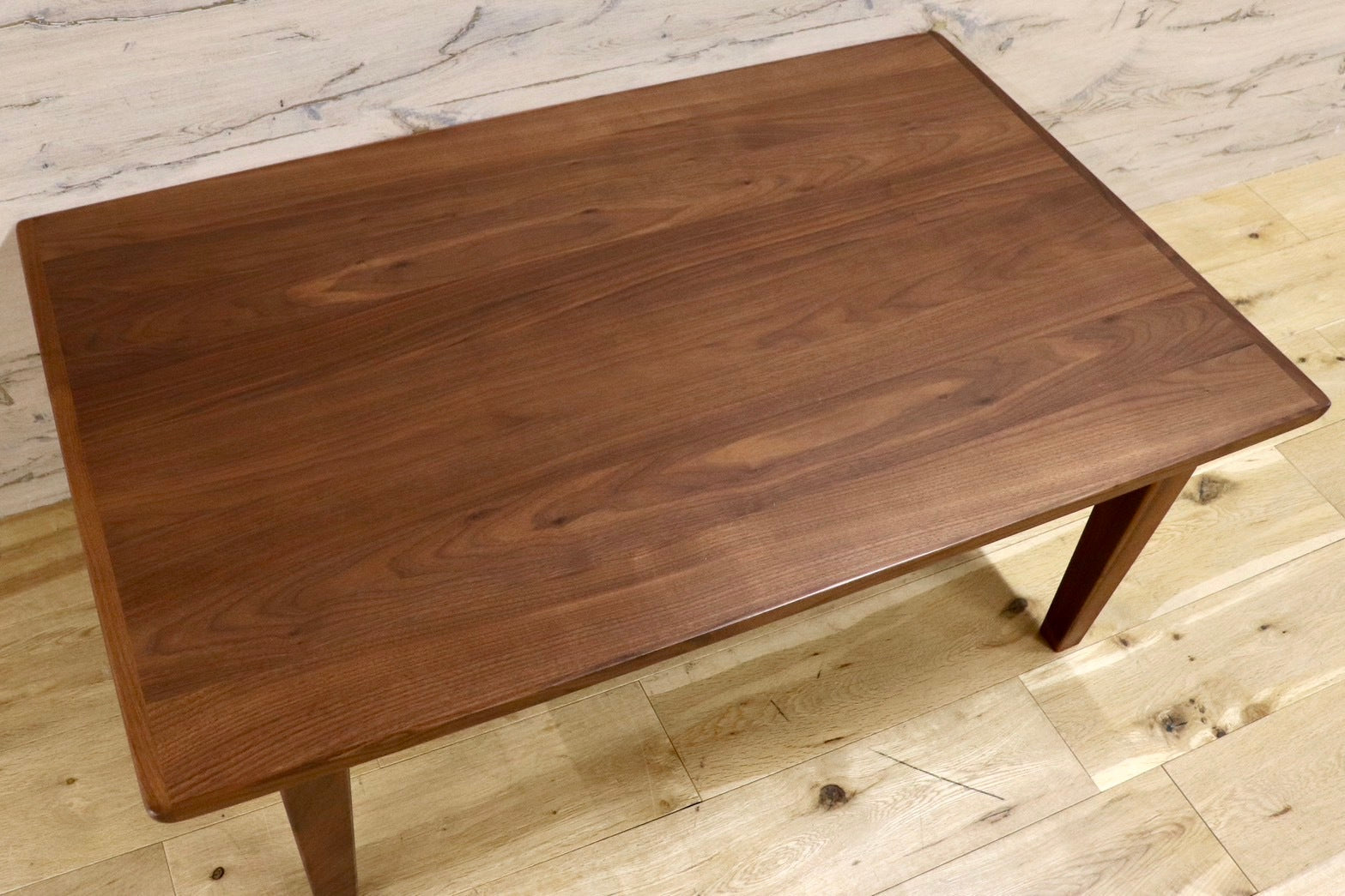 GMHK707○unico / ウニコ METTE メッテ リビングテーブル センターテーブル こたつ ウォールナット 北欧スタイル 定価5.45万 展示品