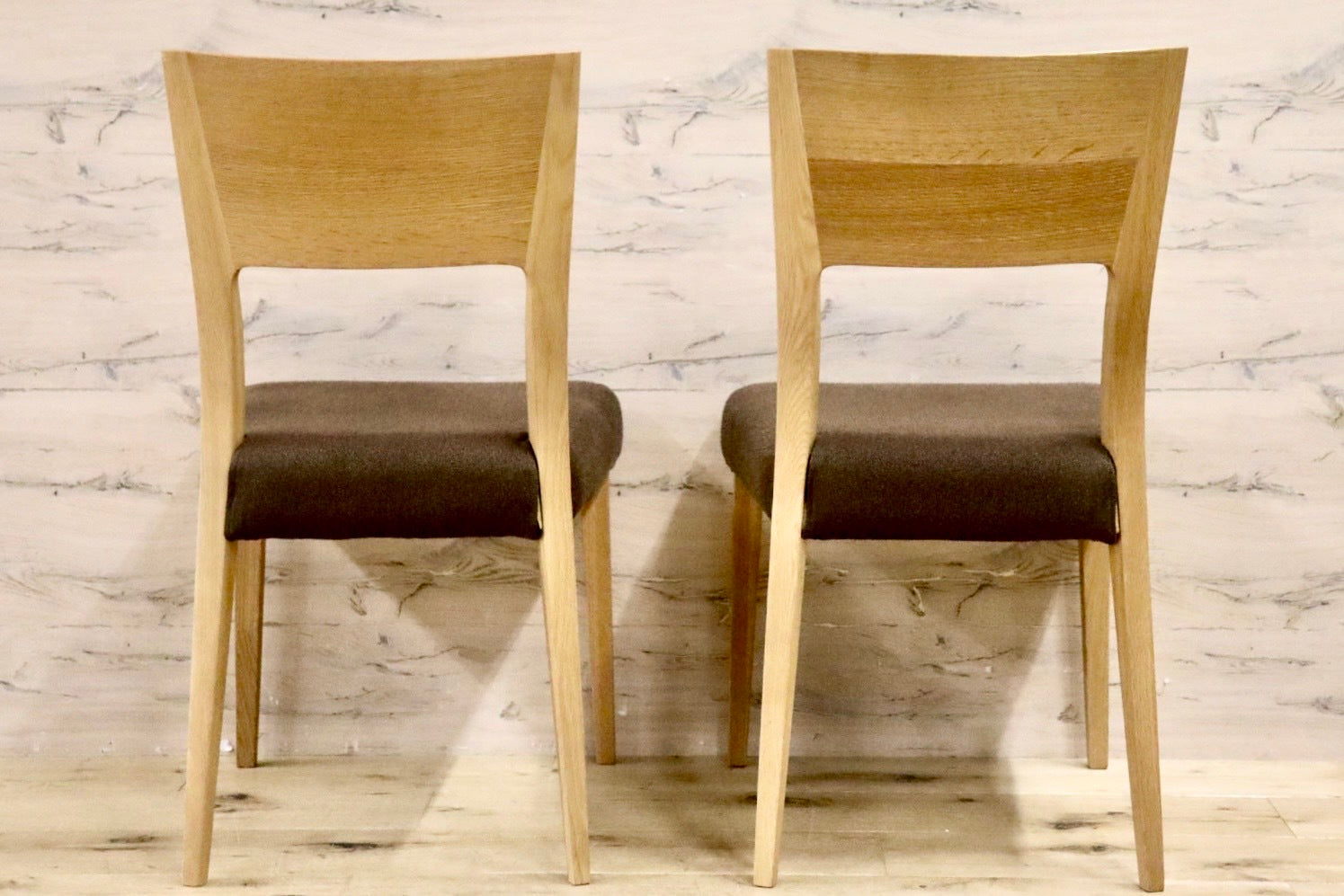 GMHK711B○ACTUS / アクタス ダイニングチェア 椅子 2脚セット オーク材 木製 ファブリック カバーリング