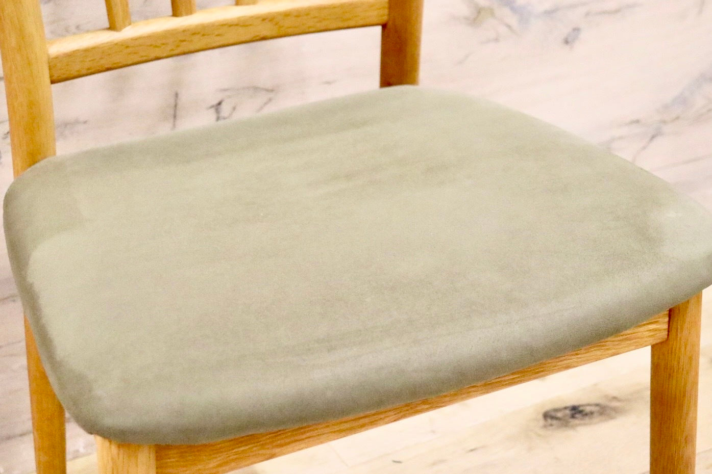 GMHH487A○日進木工 / nissin ダイニングチェア DCC-072 椅子 2脚セット オーク無垢材 ファブリック 飛騨家具 北欧スタイル モダン