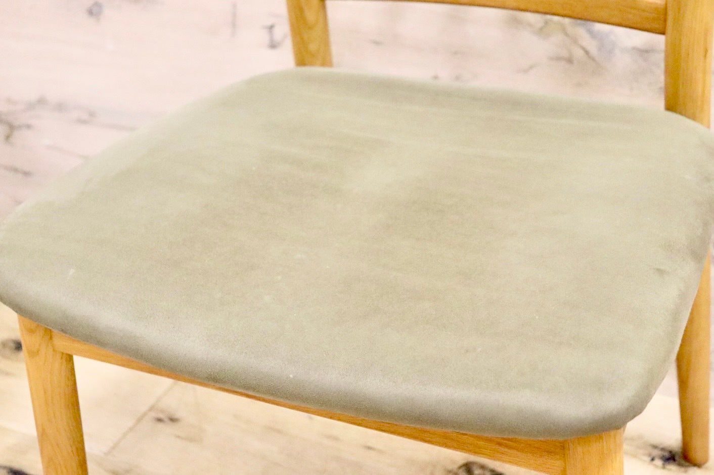 GMHH487A○日進木工 / nissin ダイニングチェア DCC-072 椅子 2脚セット オーク無垢材 ファブリック 飛騨家具 北欧スタイル モダン