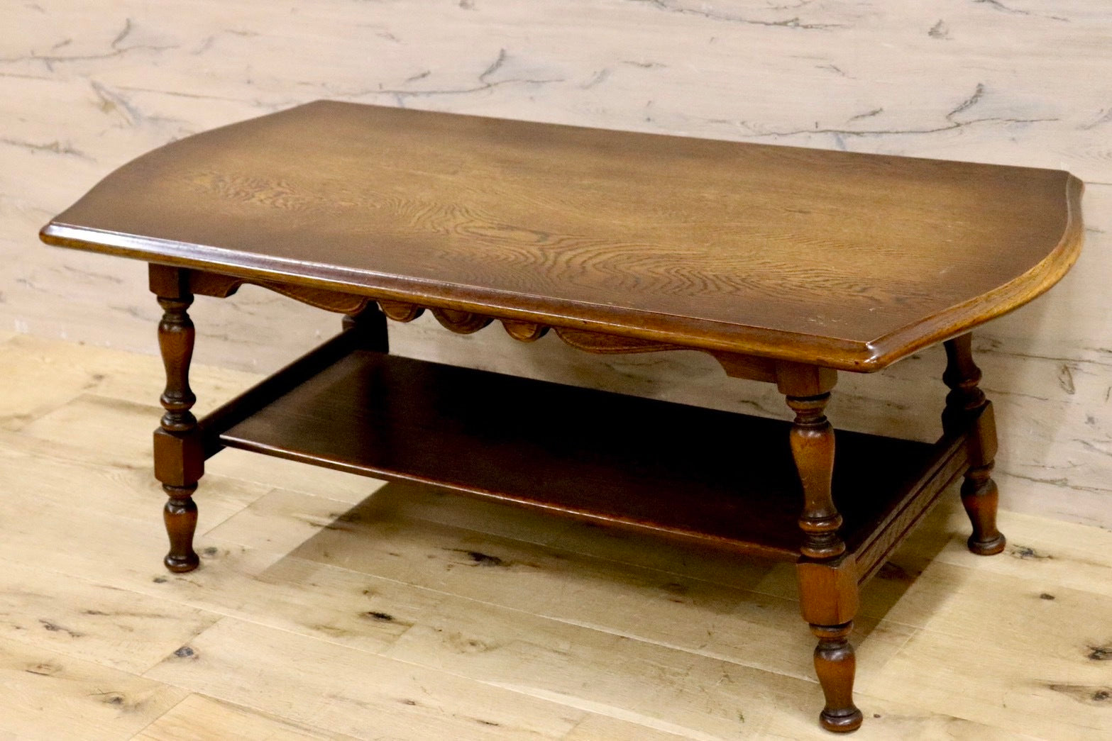 GMHK718○飛騨産業 / HIDA キツツキマーク 穂高 センターテーブル リビングテーブル コーヒーテーブル 無垢材 カントリー