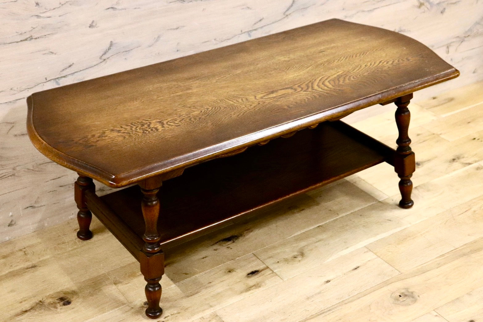 GMHK718○飛騨産業 / HIDA キツツキマーク 穂高 センターテーブル リビングテーブル コーヒーテーブル 無垢材 カントリー