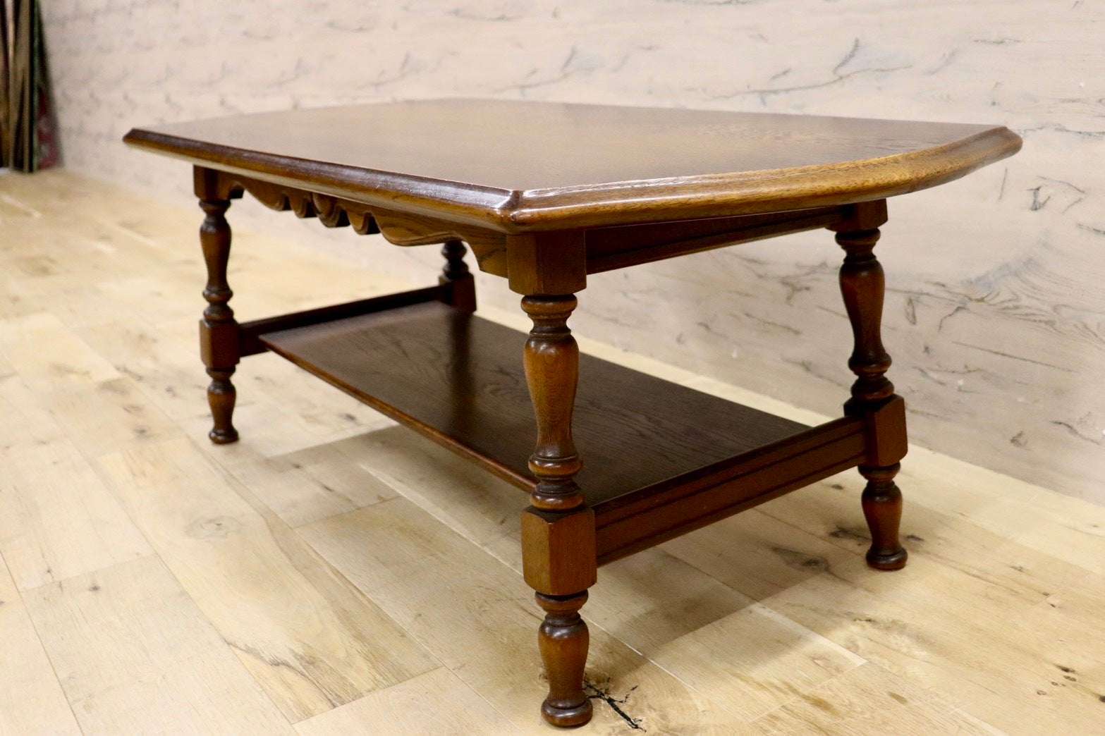 GMHK718○飛騨産業 / HIDA キツツキマーク 穂高 センターテーブル リビングテーブル コーヒーテーブル 無垢材 カントリー