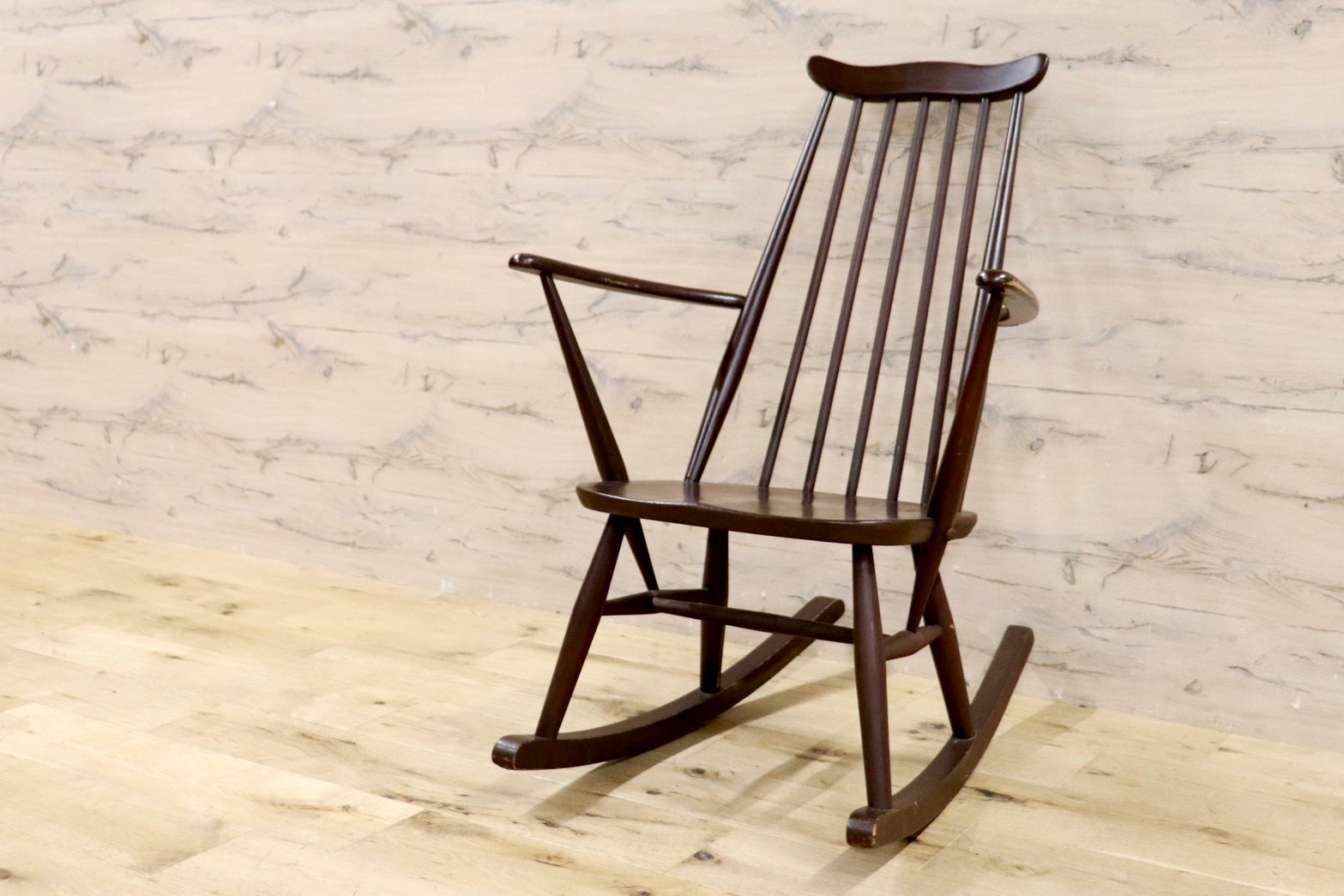 GMHS544○ERCOL / アーコール ゴールドスミス イギリス アンティーク ロッキングチェア ヴィンテージ レトロ 揺り椅子 レトロ