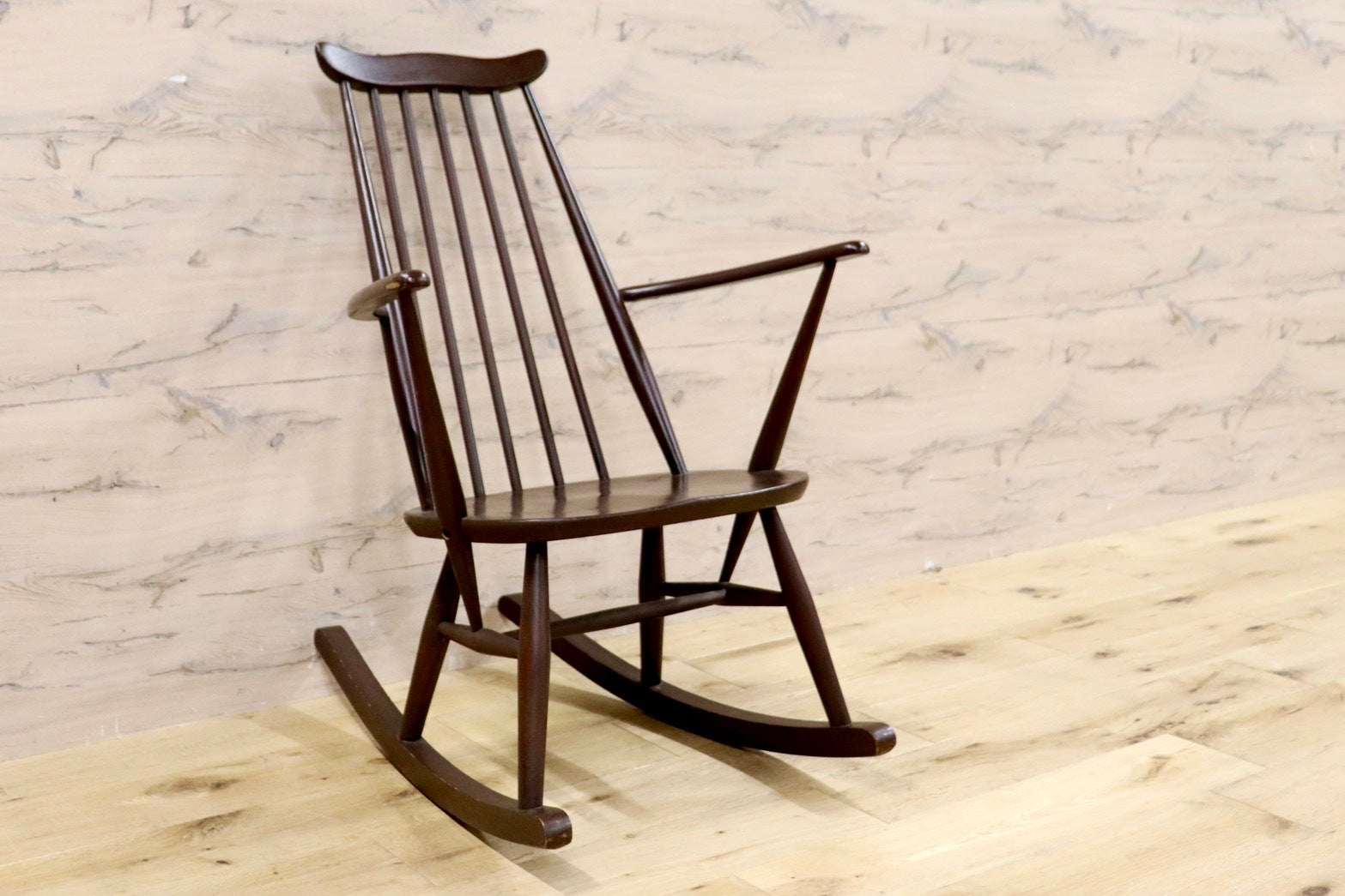 GMHS544○ERCOL / アーコール ゴールドスミス イギリス アンティーク ロッキングチェア ヴィンテージ レトロ 揺り椅子 レトロ